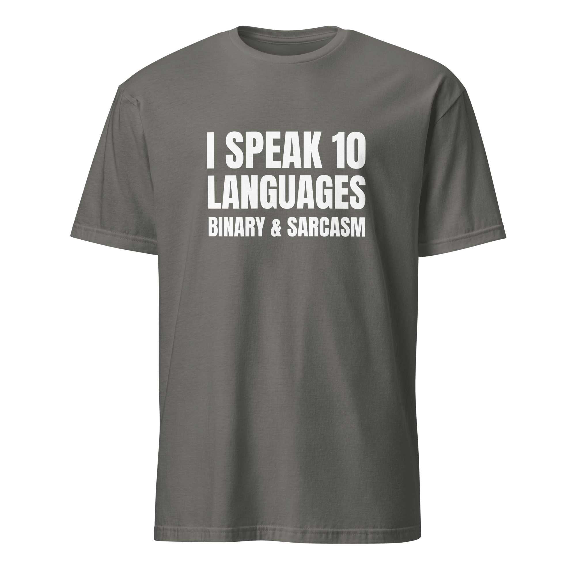 Binary & Sarcasm binary full-search i speak 10 languages binary and sarcasm hot - Developer T-shirt - techmerch.io