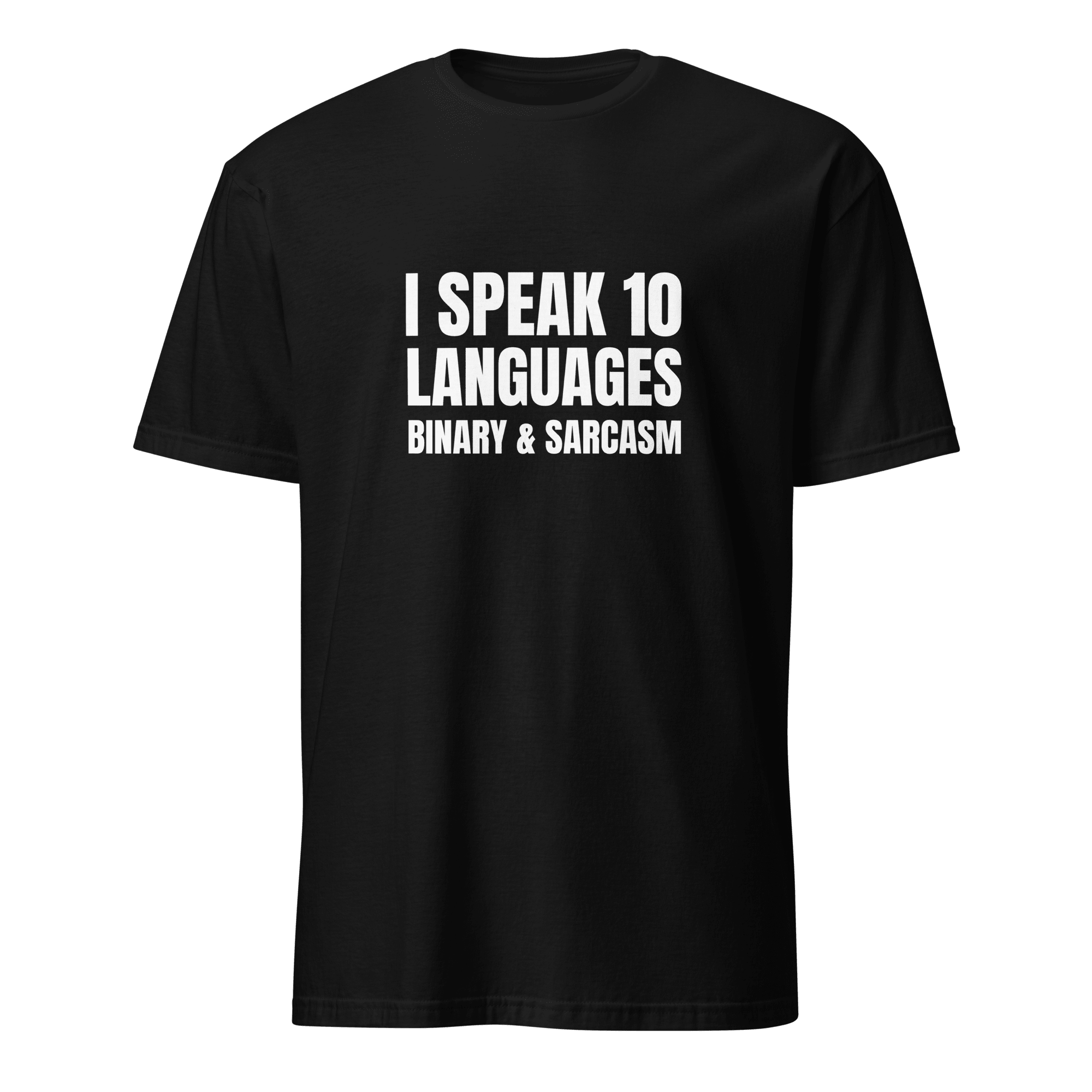 Binary & Sarcasm binary full-search i speak 10 languages binary and sarcasm hot - Developer T-shirt - techmerch.io