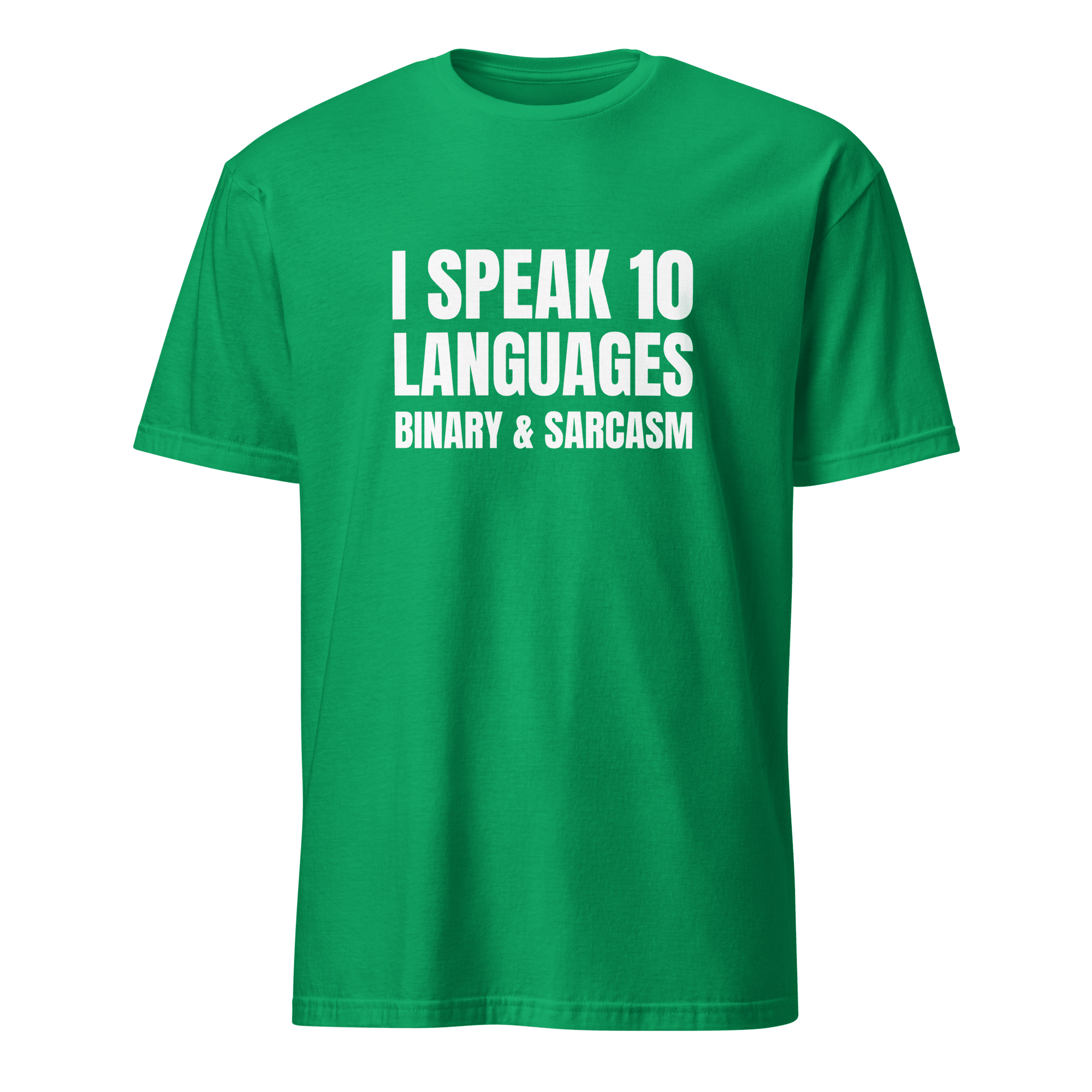 Binary & Sarcasm binary full-search i speak 10 languages binary and sarcasm hot - Developer T-shirt - techmerch.io