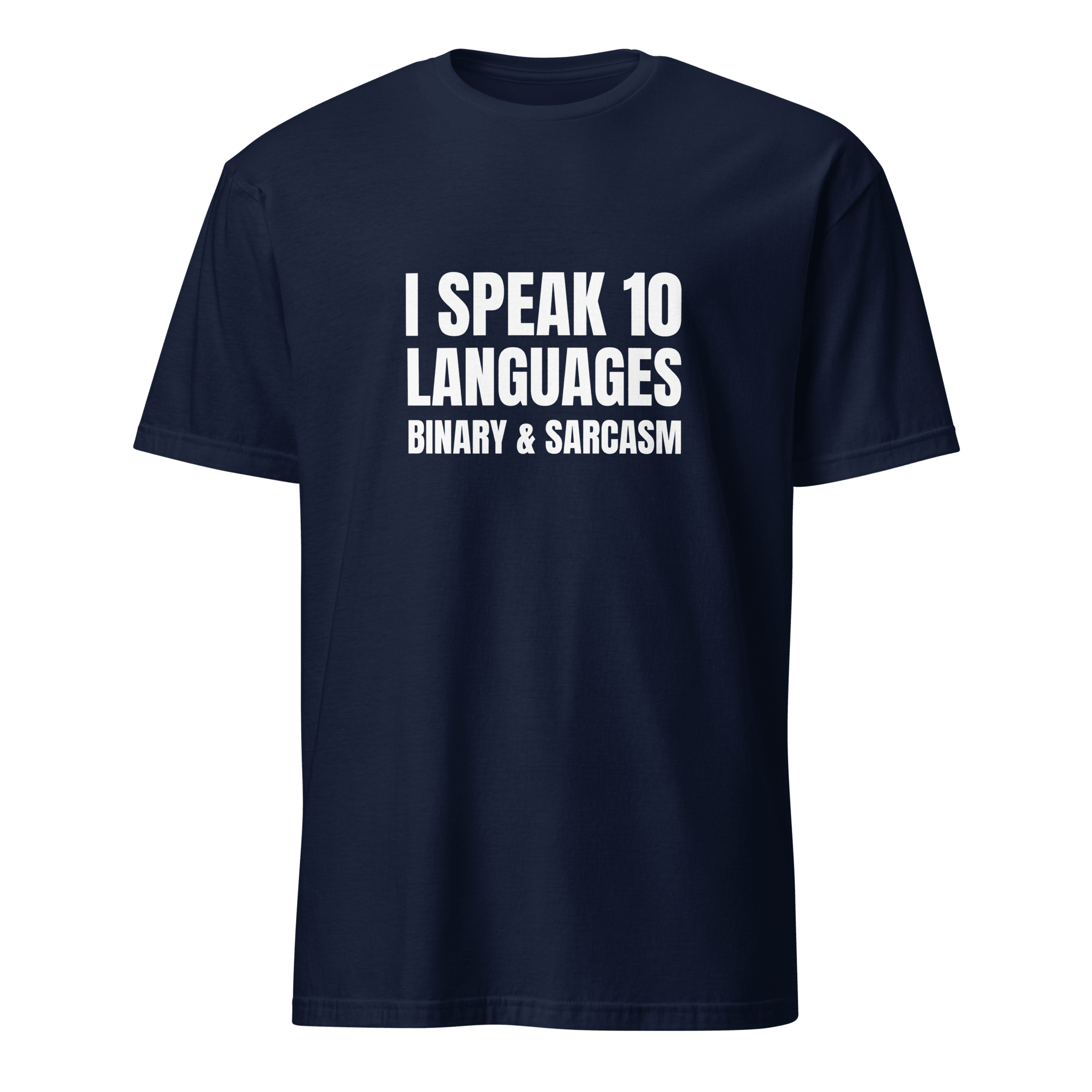 Binary & Sarcasm binary full-search i speak 10 languages binary and sarcasm hot - Developer T-shirt - techmerch.io