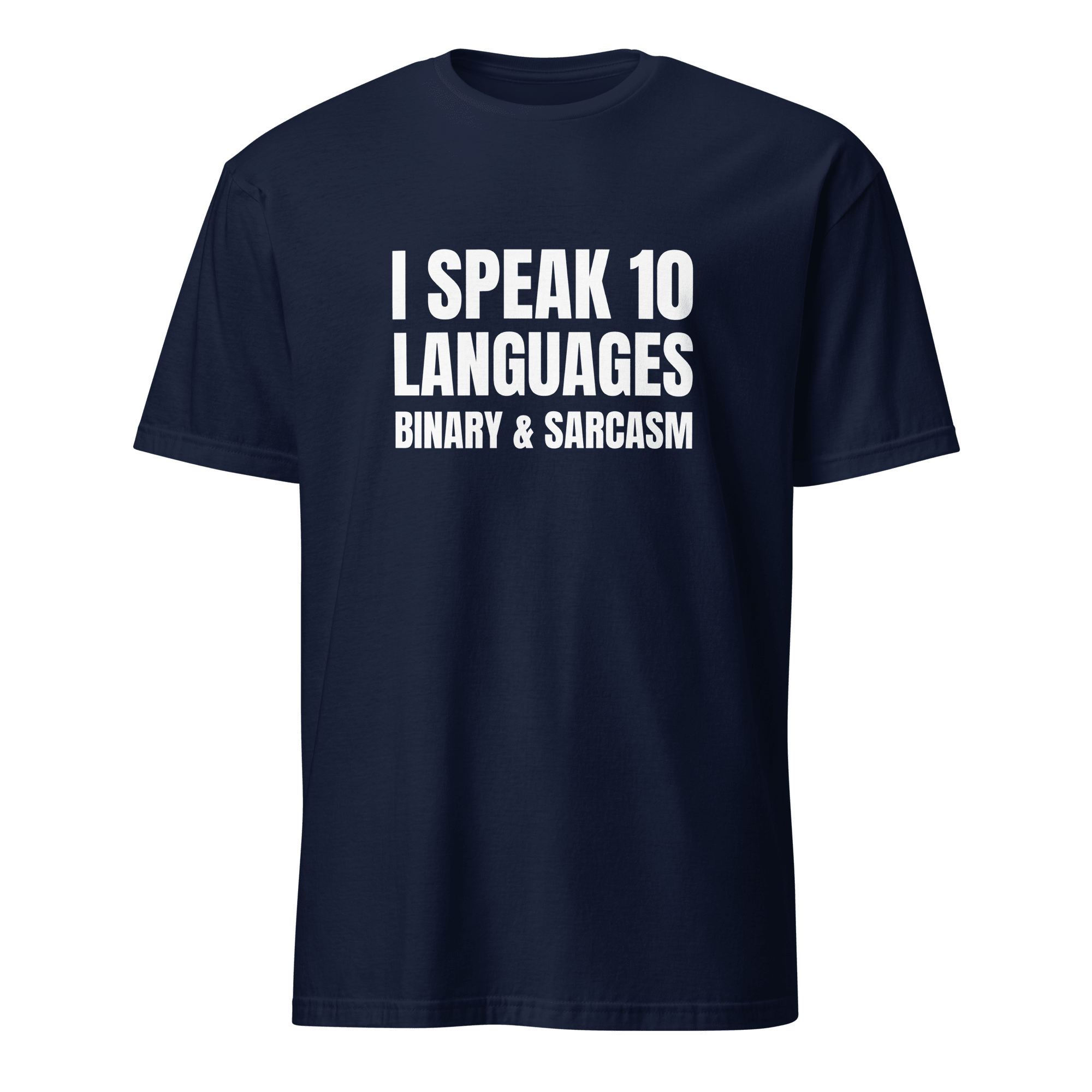 Binary & Sarcasm binary full-search i speak 10 languages binary and sarcasm hot - Developer T-shirt - techmerch.io