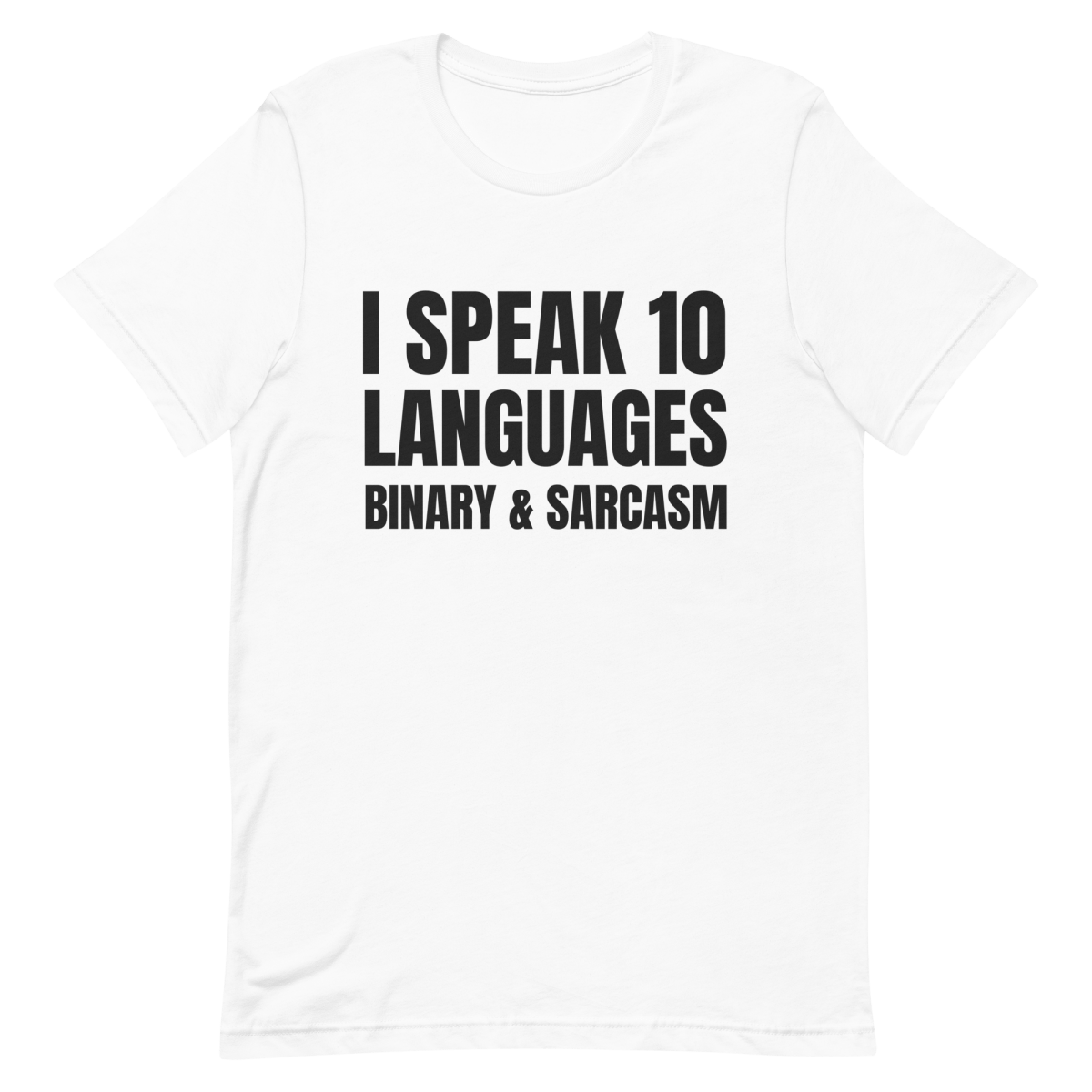 Binary & Sarcasm binary code developer - Developer T-shirt - techmerch.io
