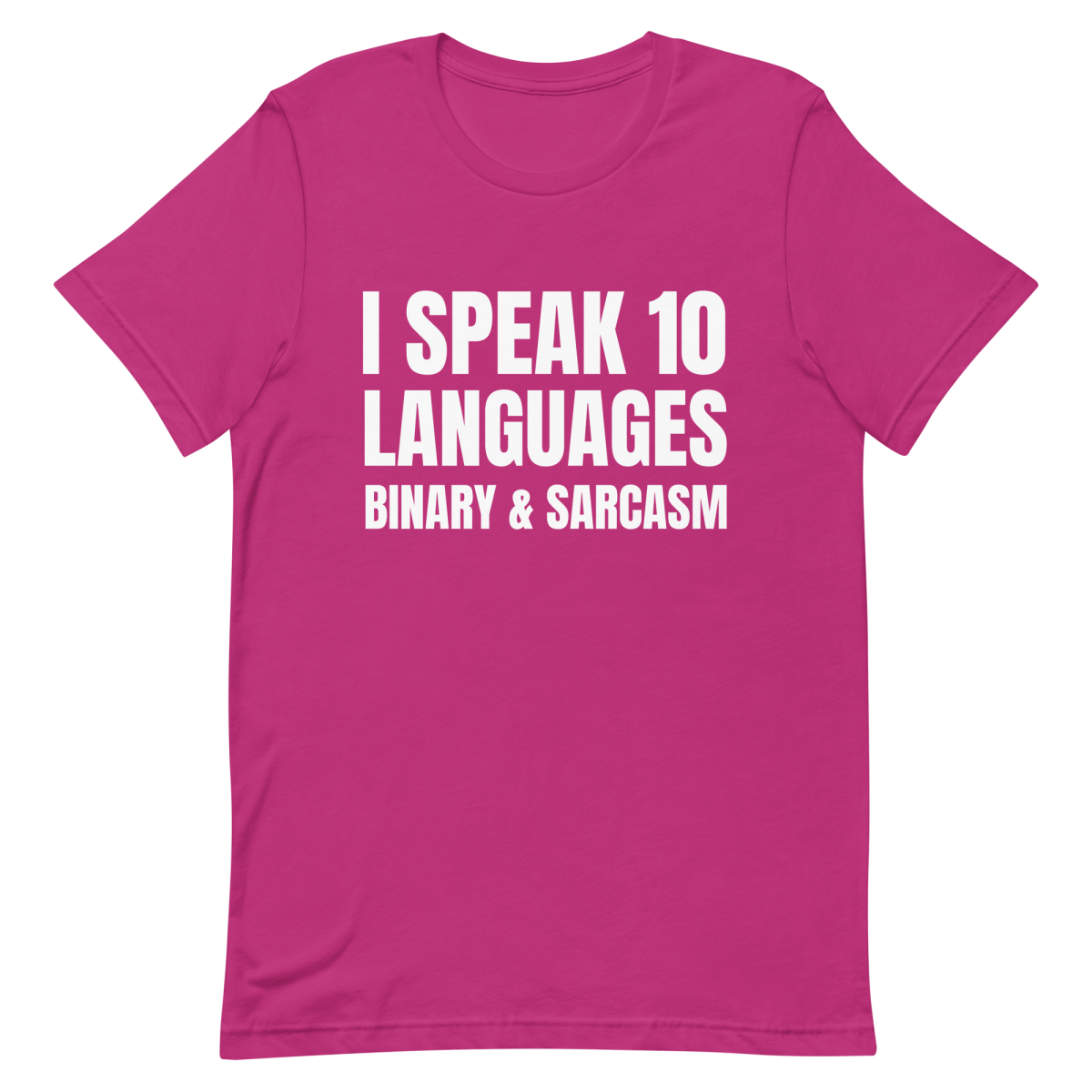 Binary & Sarcasm binary code developer - Developer T-shirt - techmerch.io