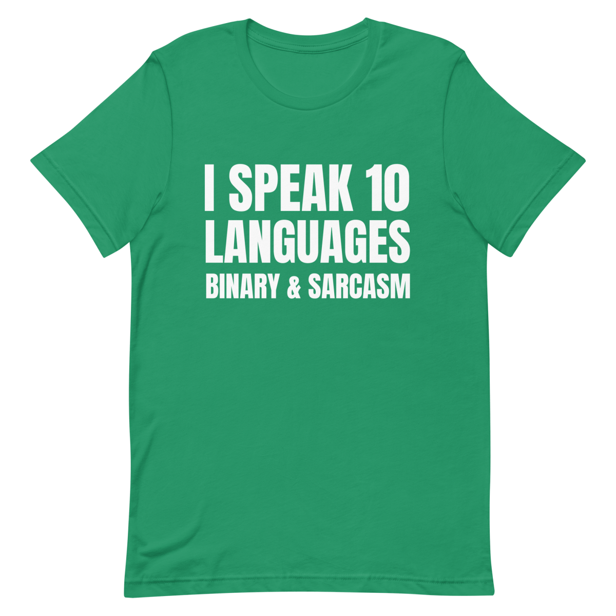 Binary & Sarcasm binary code developer - Developer T-shirt - techmerch.io