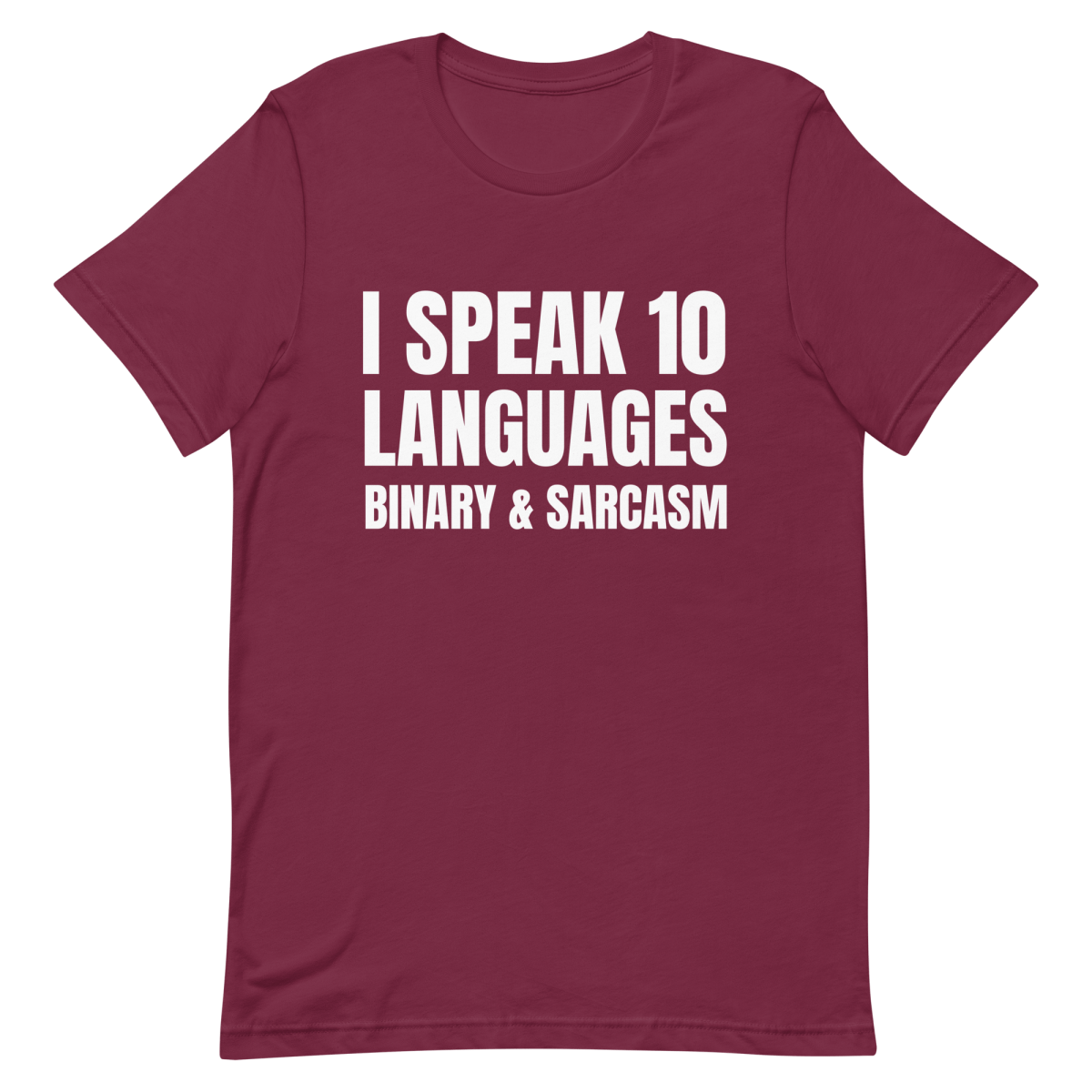 Binary & Sarcasm binary code developer - Developer T-shirt - techmerch.io