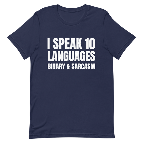 Binary & Sarcasm binary code developer - Developer T-shirt - techmerch.io