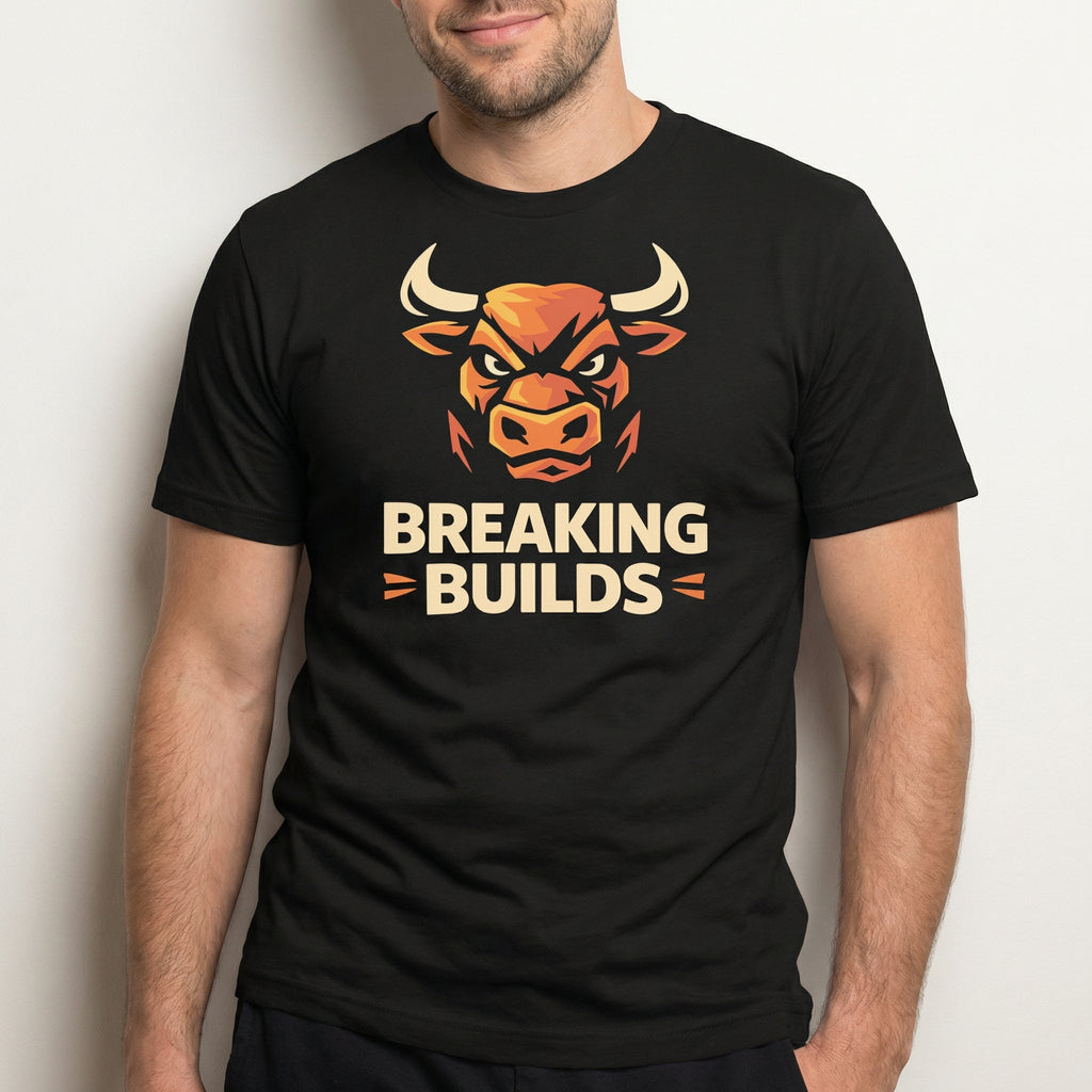 Breaking Builds cartoon deployment full - search Breaking Builds - Developer T-shirt - techmerch.io