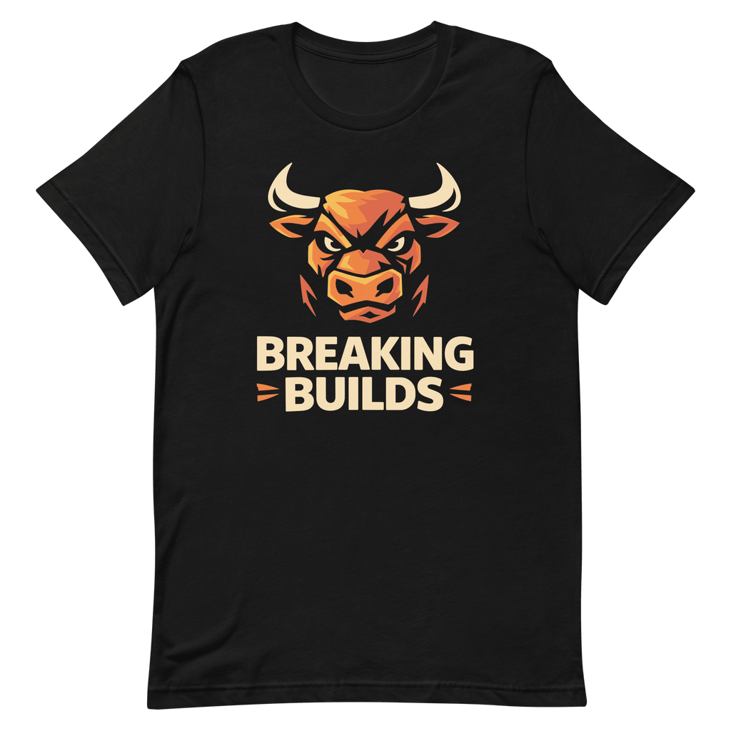 Breaking Builds cartoon deployment full - search Breaking Builds - Developer T-shirt - techmerch.io