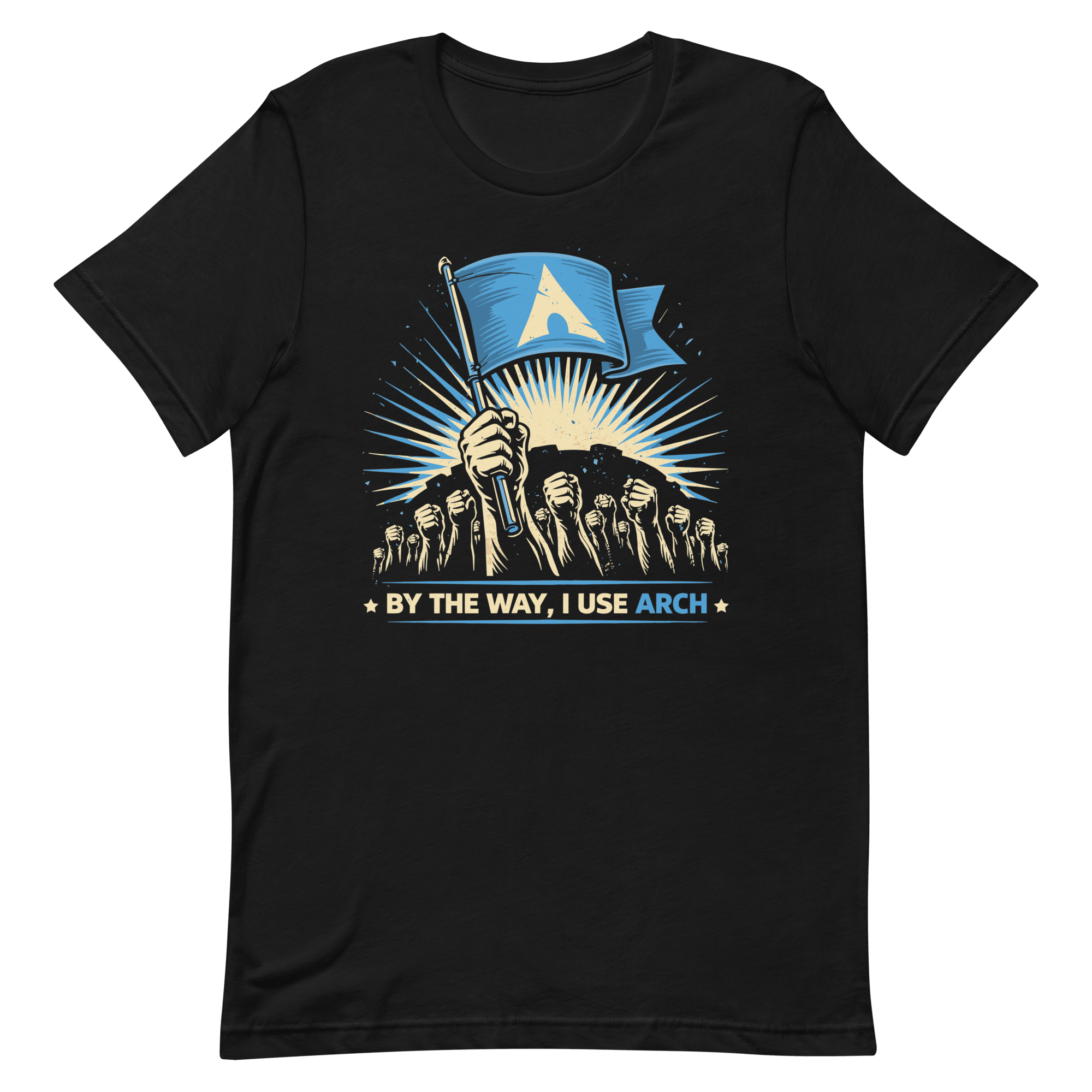 Btw I Use Arch full - search By The Way I Use Arch linux minimalist - Developer T-shirt - techmerch.io