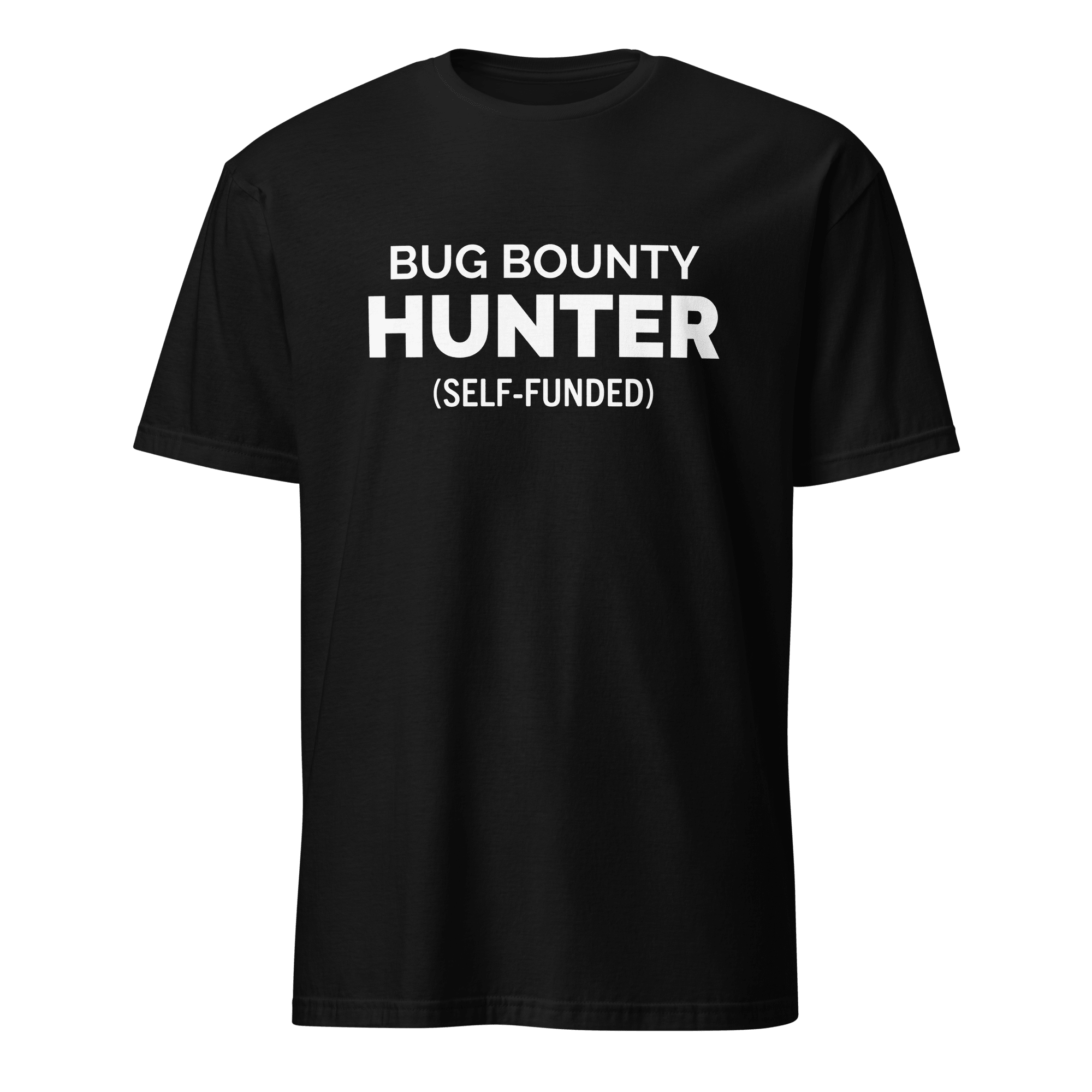Bug Bounty Hunter bugs debugging full - search bug bounty hunter self funded - Developer T-shirt - techmerch.io