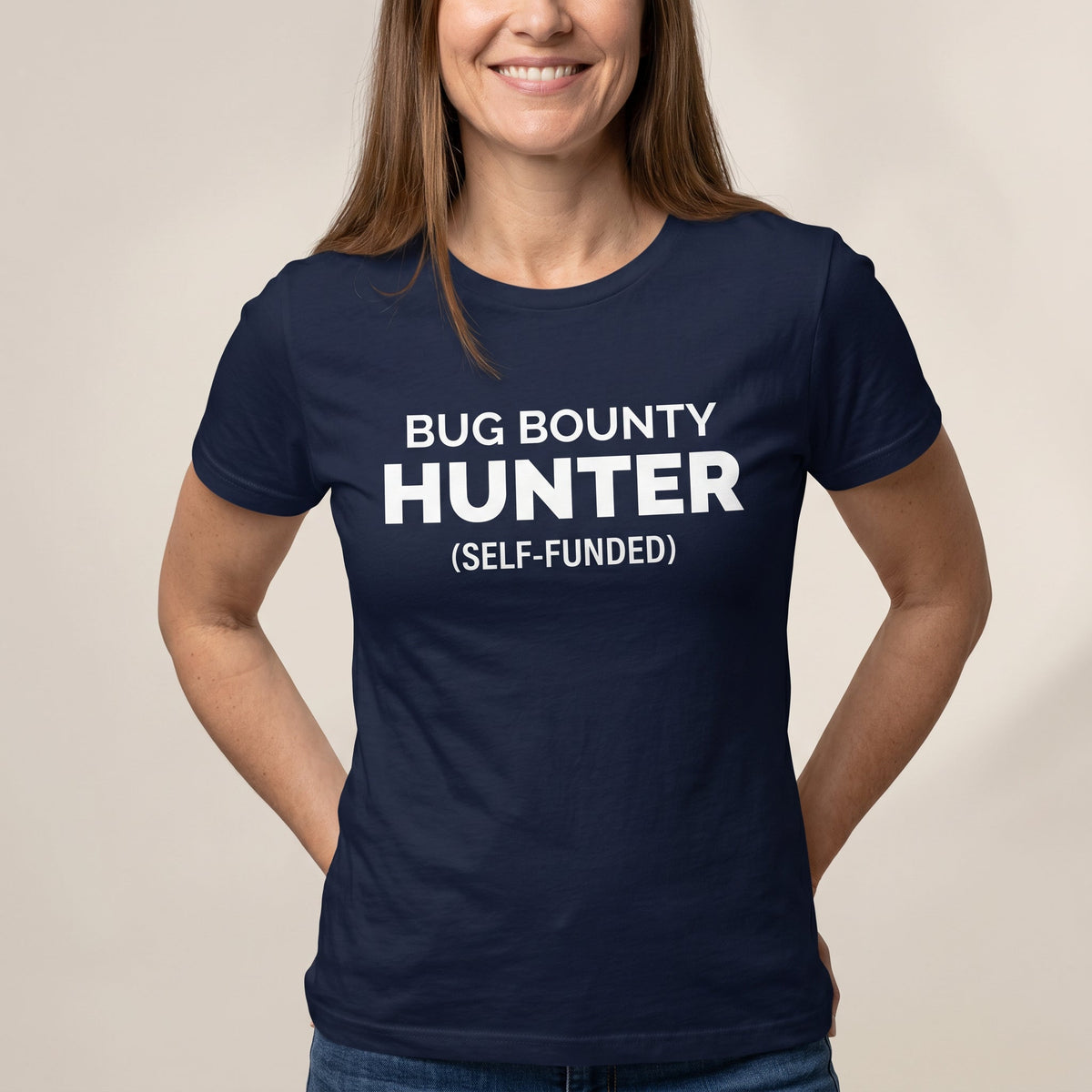 Bug Bounty Hunter bugs debugging full - search bug bounty hunter self funded - Developer T-shirt - techmerch.io