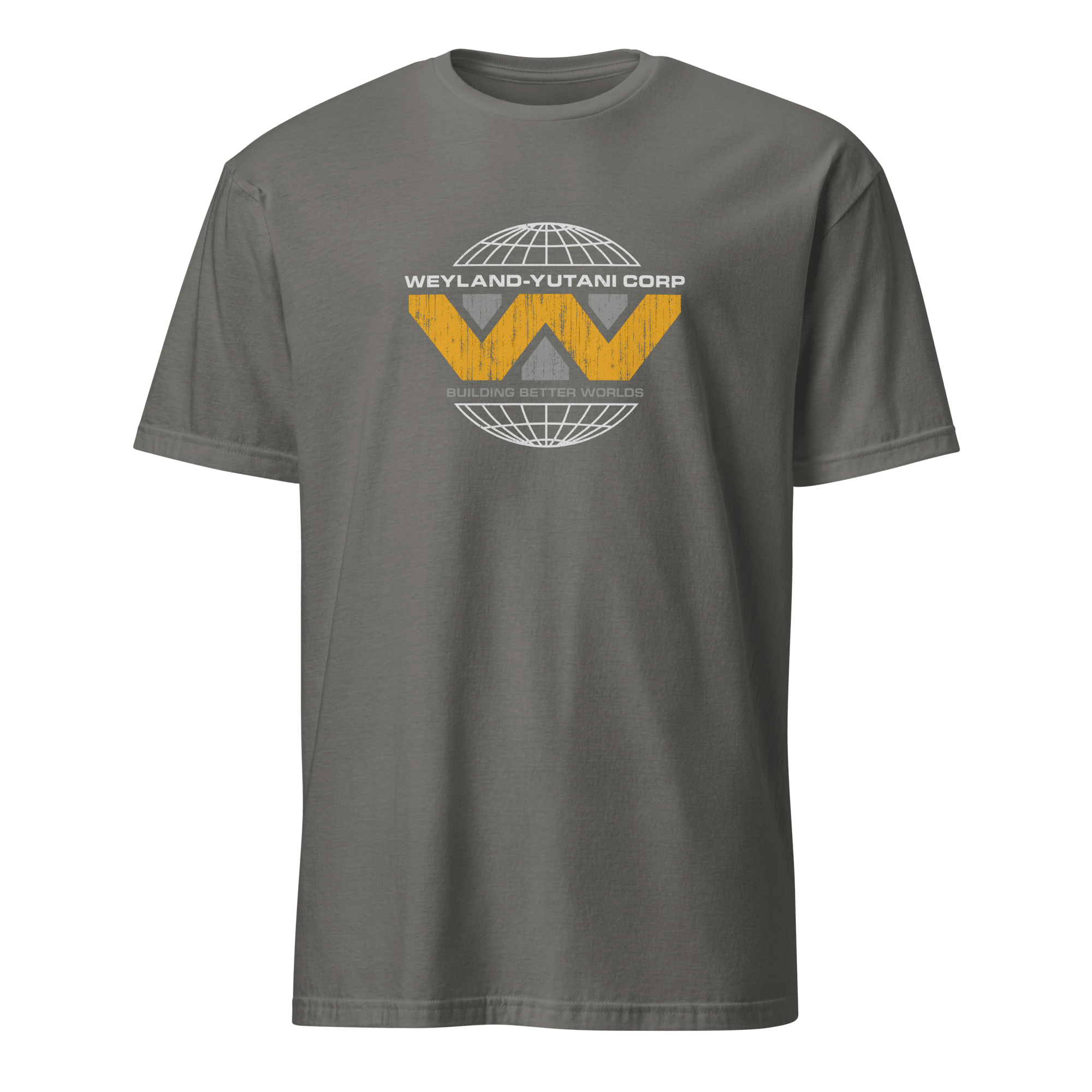Building Better Worlds code minimalist satire - Developer T-shirt - techmerch.io