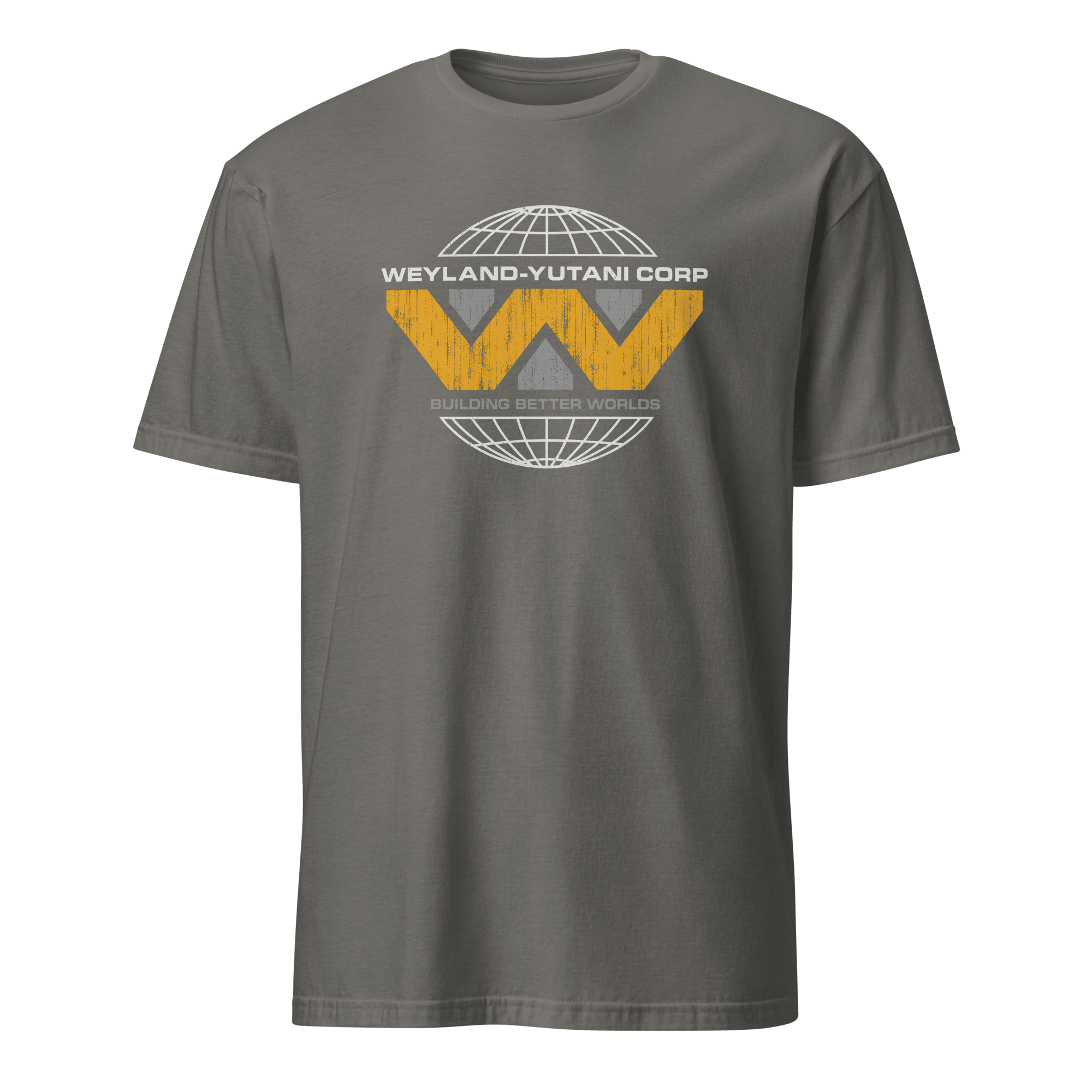 Building Better Worlds code minimalist satire - Developer T-shirt - techmerch.io