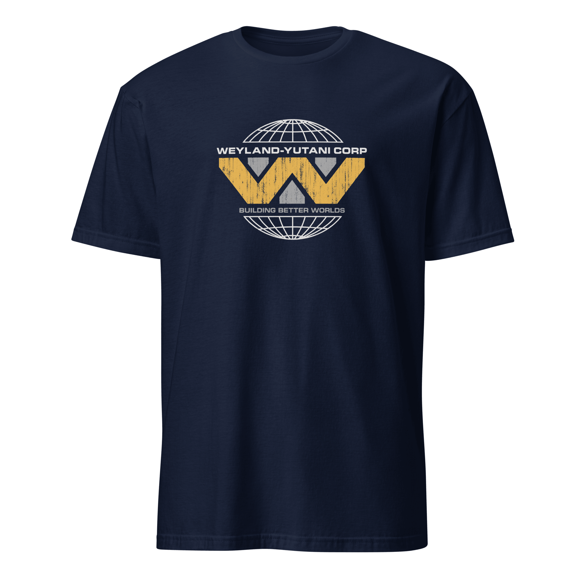 Building Better Worlds code minimalist satire - Developer T-shirt - techmerch.io