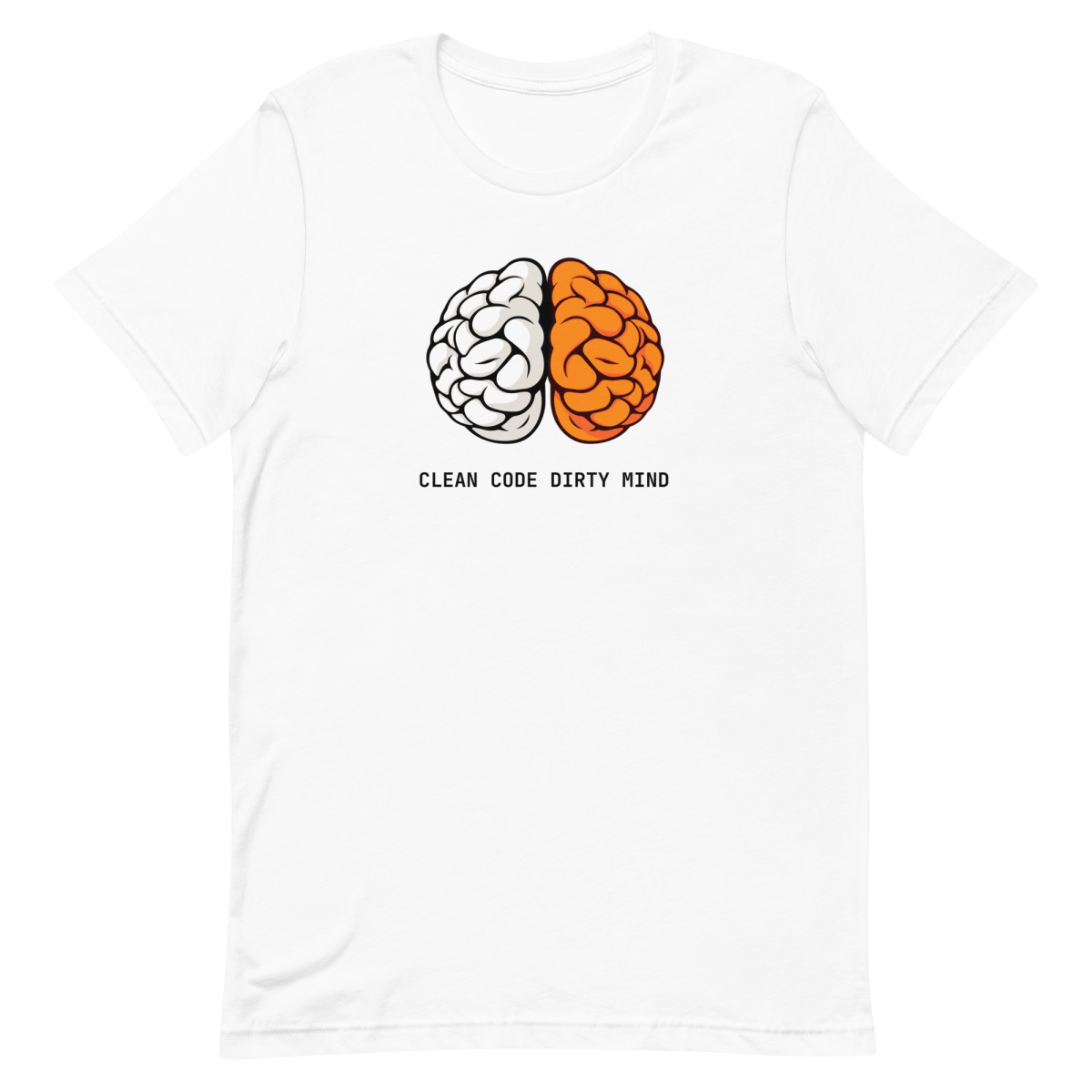 Clean Code Dirty Mind architecture clever coding - Developer T-shirt - techmerch.io