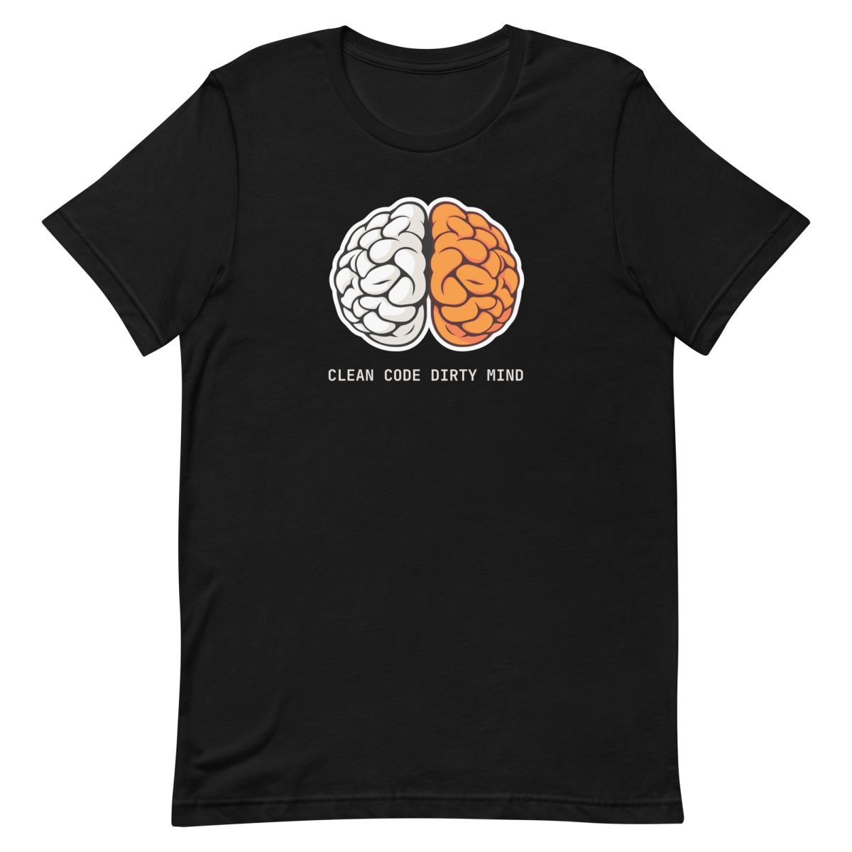 Clean Code Dirty Mind architecture clever coding - Developer T-shirt - techmerch.io