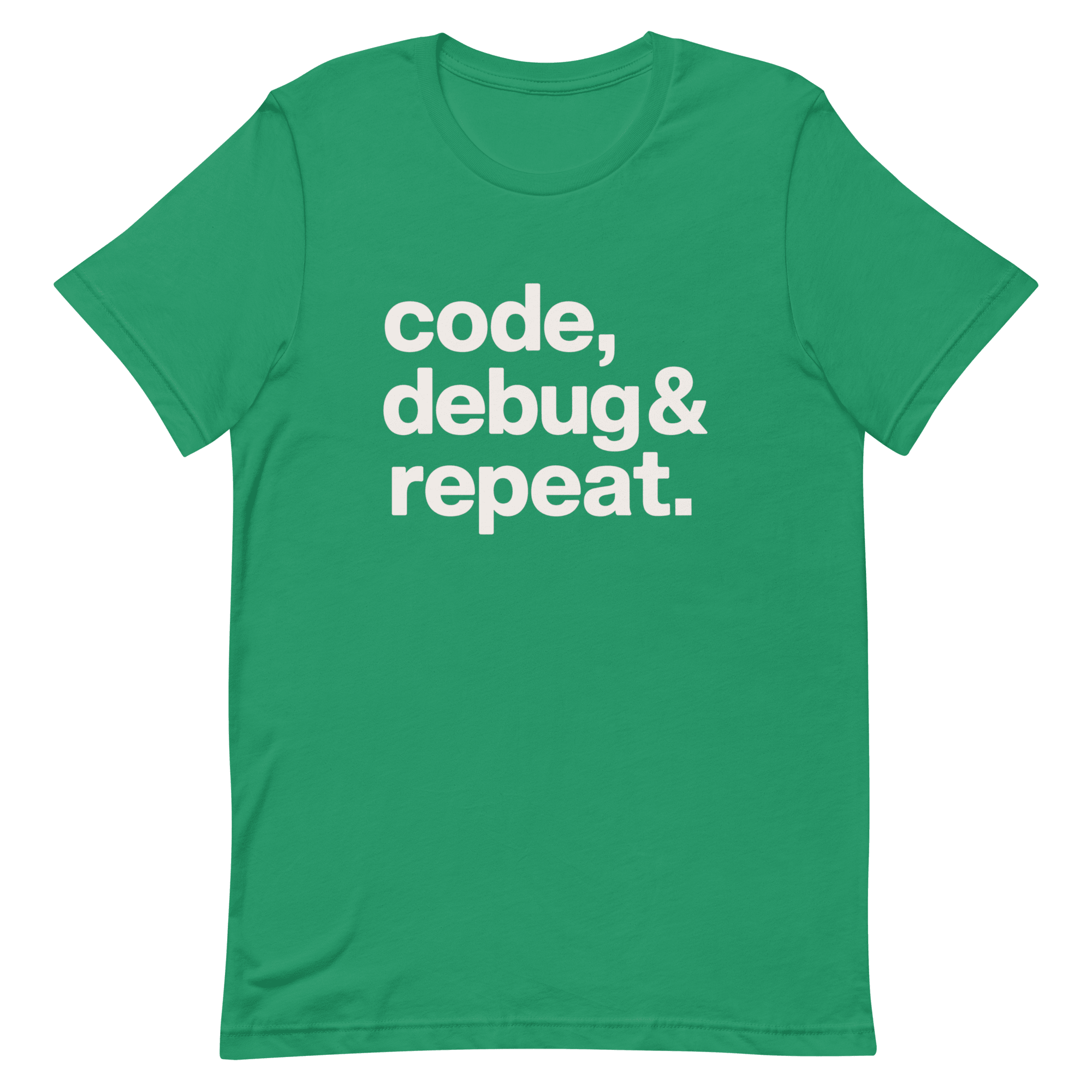 Code Debug & Repeat code debugging full - search code debug and repeat - Developer T-shirt - techmerch.io