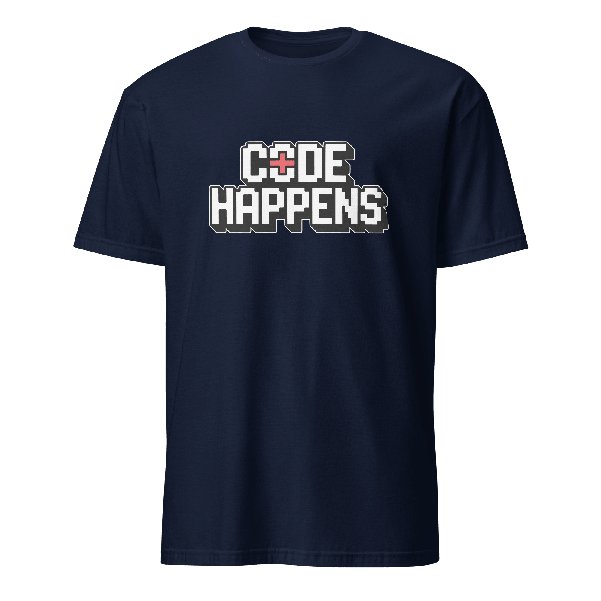 Code Happens code deadpan full - search code happens - Developer T-shirt - techmerch.io