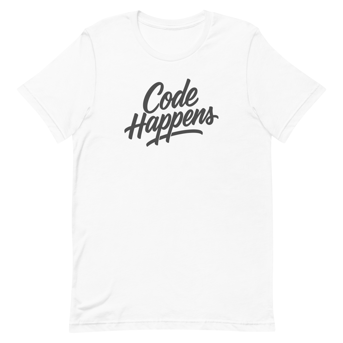Code Happens coding developer funny - Developer T-shirt - techmerch.io