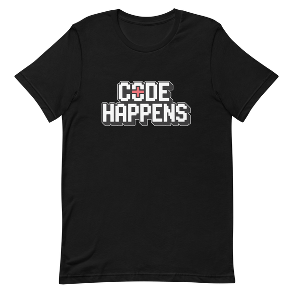 Code Happens coding developer pun - Developer T-shirt - techmerch.io