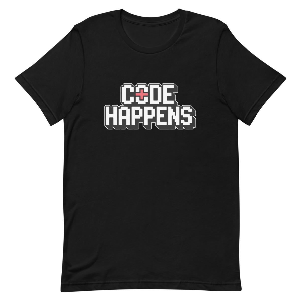 Code Happens coding developer pun - Developer T-shirt - techmerch.io