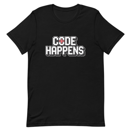 Code Happens coding developer pun - Developer T-shirt - techmerch.io