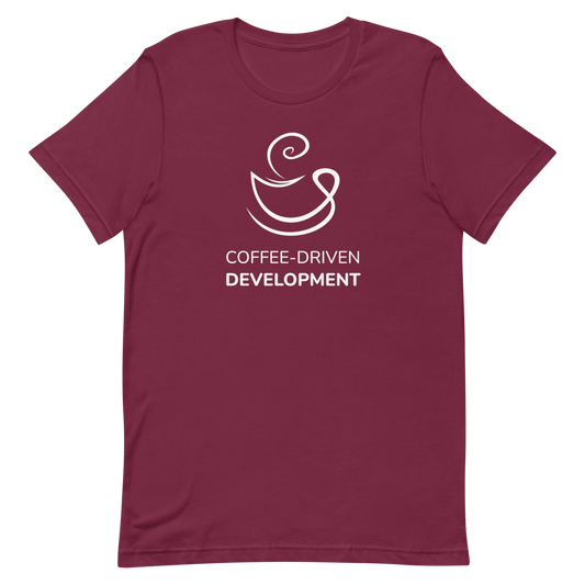Coffee - Driven Dev coffee developer funny - Developer T-shirt - techmerch.io