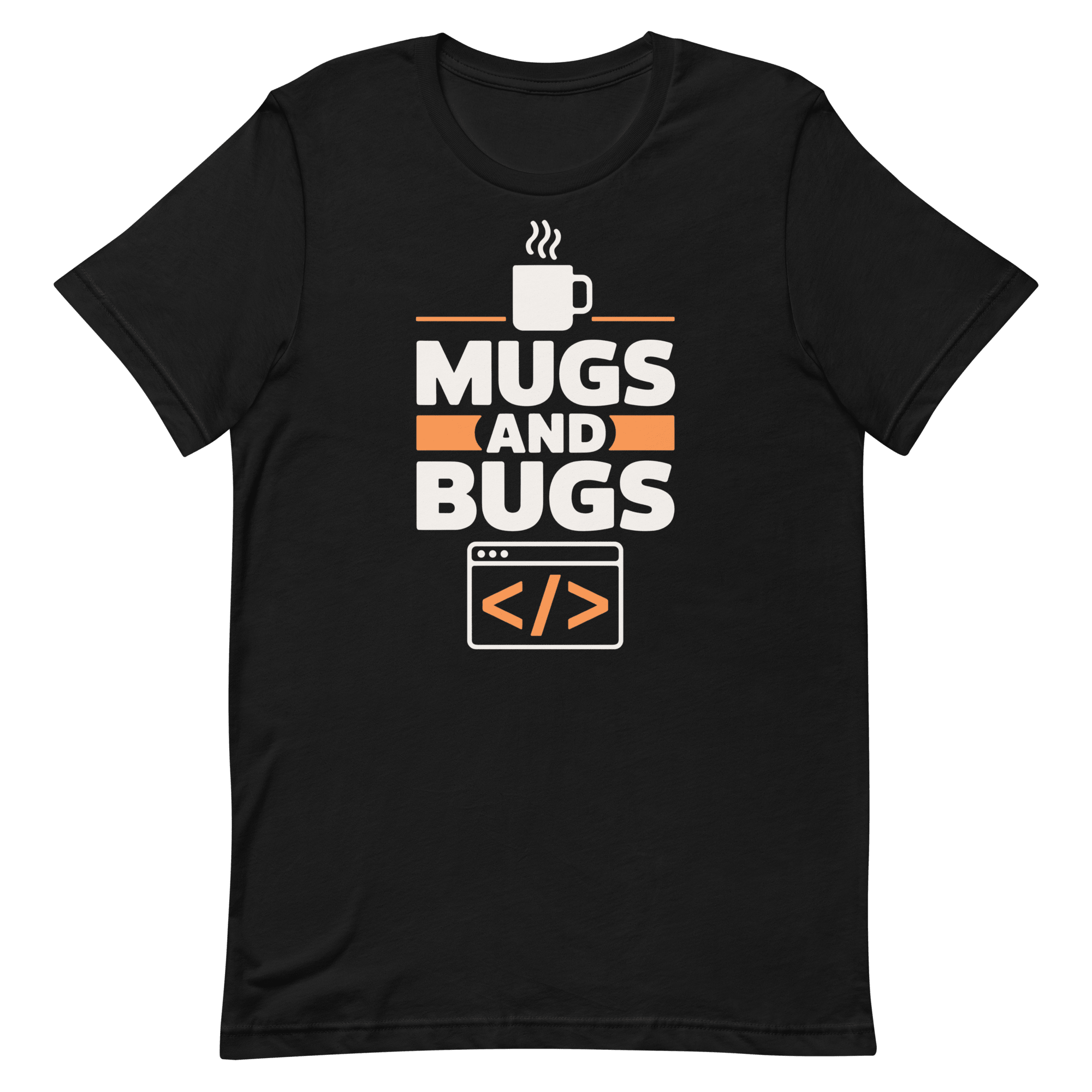 Coffee Mugs And Bugs bugs cartoon coffee - Developer T-shirt - techmerch.io