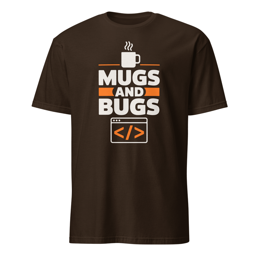 Coffee Mugs And Bugs bugs cartoon coffee - Developer T-shirt - techmerch.io