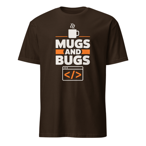 Coffee Mugs And Bugs bugs cartoon coffee - Developer T-shirt - techmerch.io