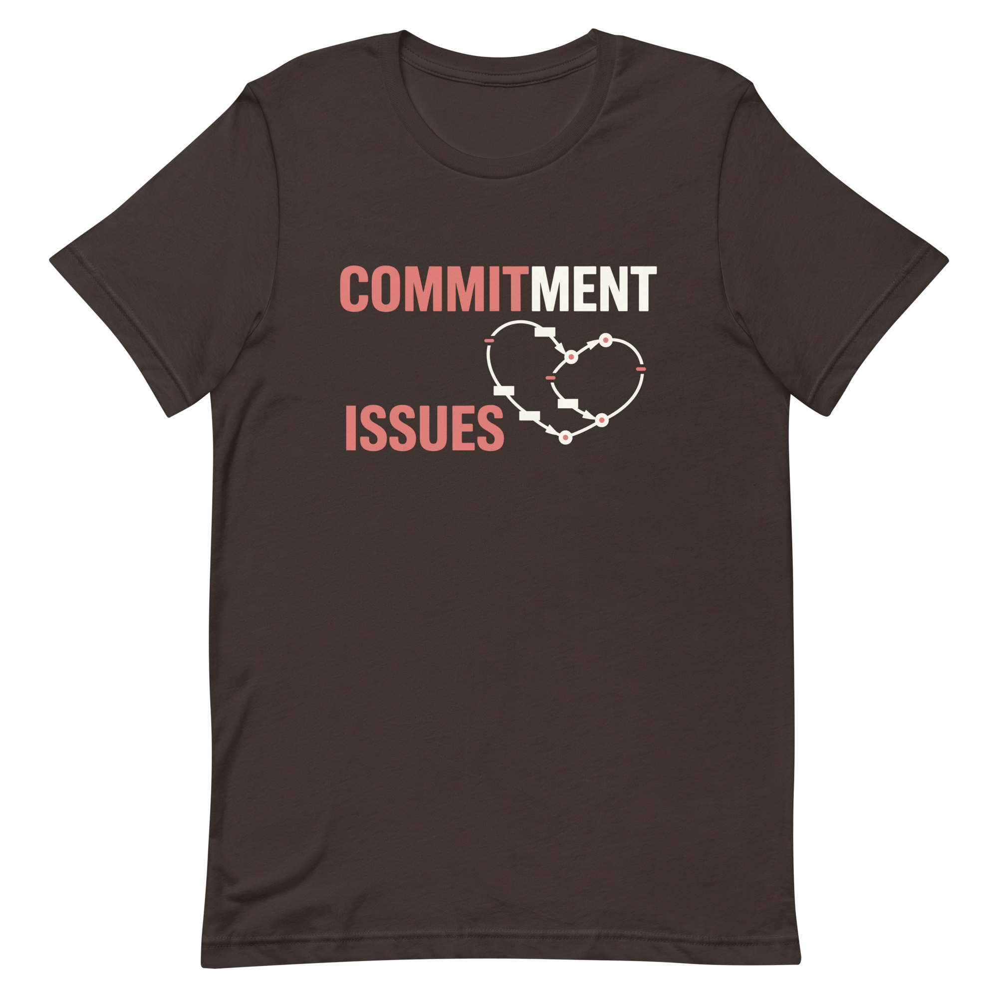 Commitment Issues code deadpan full - search commitment issues - Developer T-shirt - techmerch.io