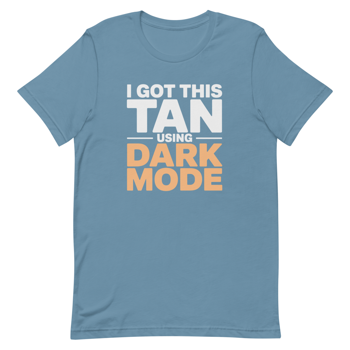 Dark Tan Achieved code dark dark mode - Developer T-shirt - techmerch.io