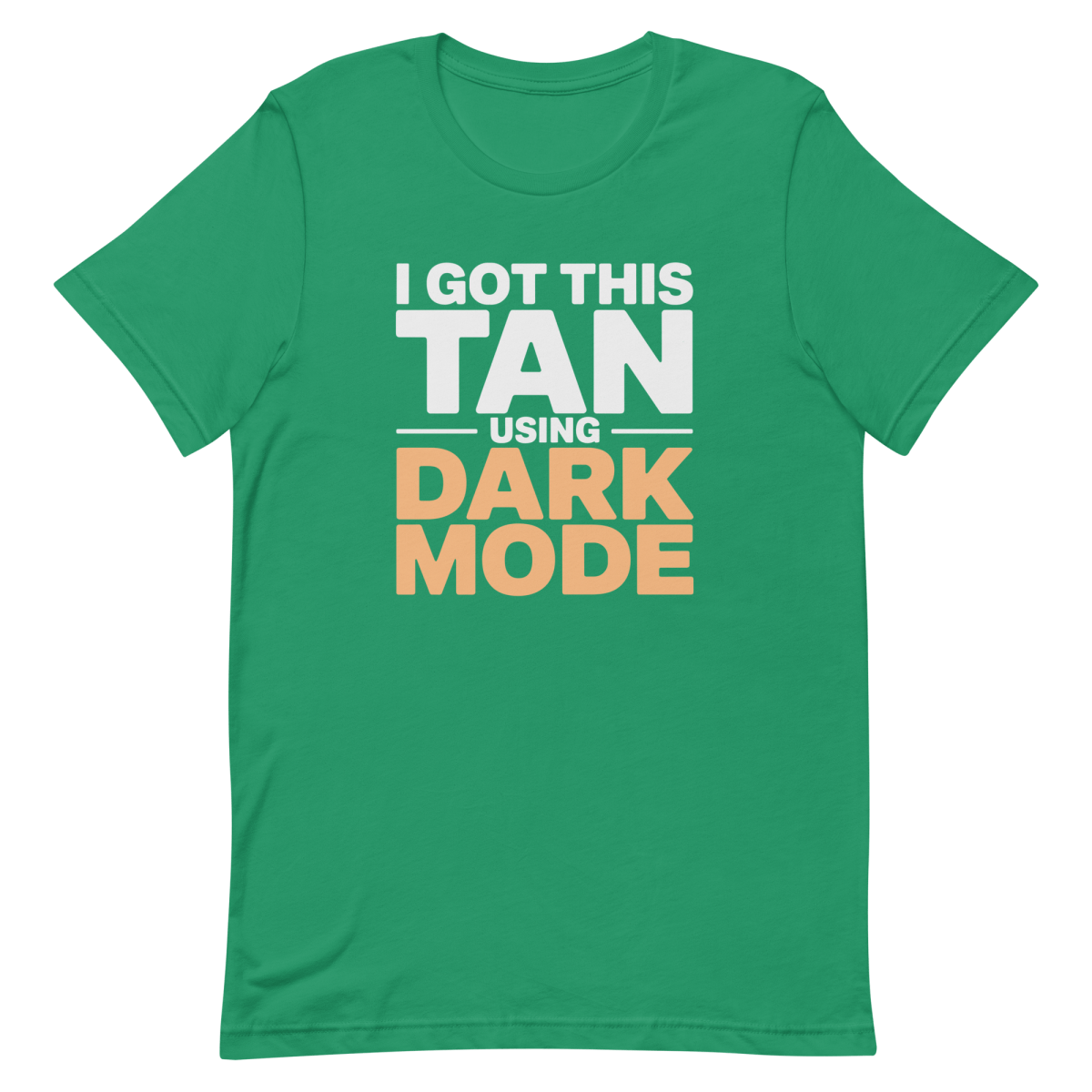 Dark Tan Achieved code dark dark mode - Developer T-shirt - techmerch.io