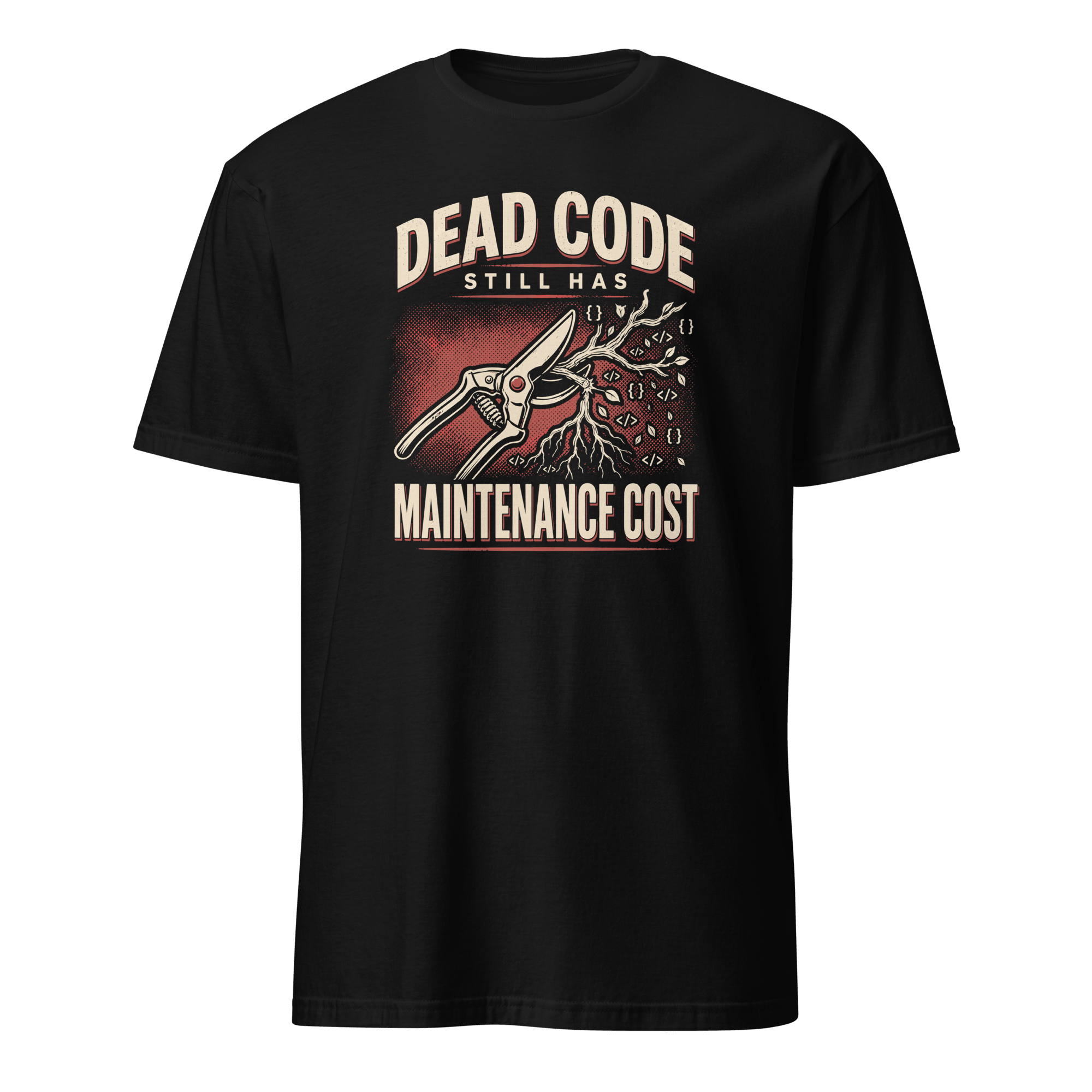 Dead Code Still Has Cost architecture code deadpan - Developer T-shirt - techmerch.io