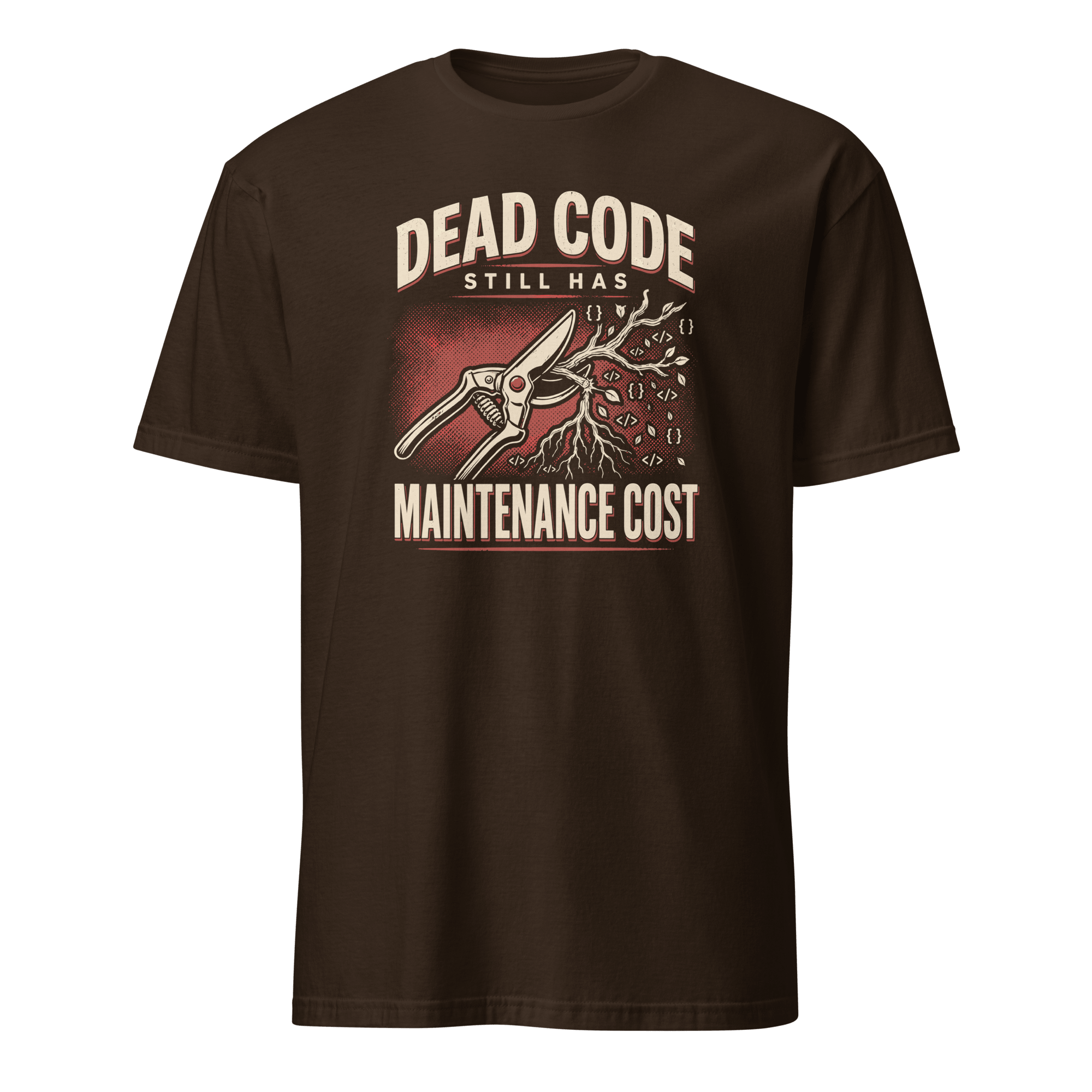 Dead Code Still Has Cost architecture code deadpan - Developer T-shirt - techmerch.io