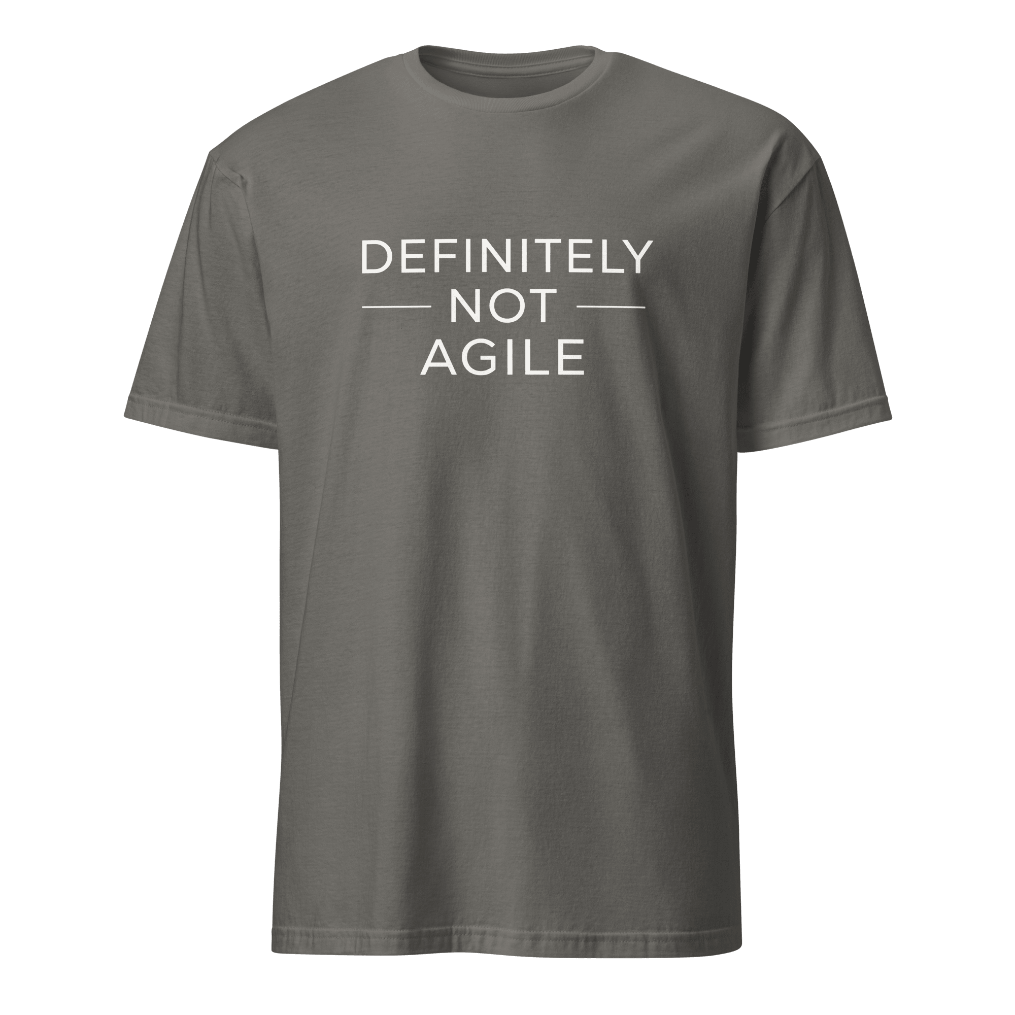 Definitely Not Agile agile full - search definitely not agile statement - Developer T-shirt - techmerch.io