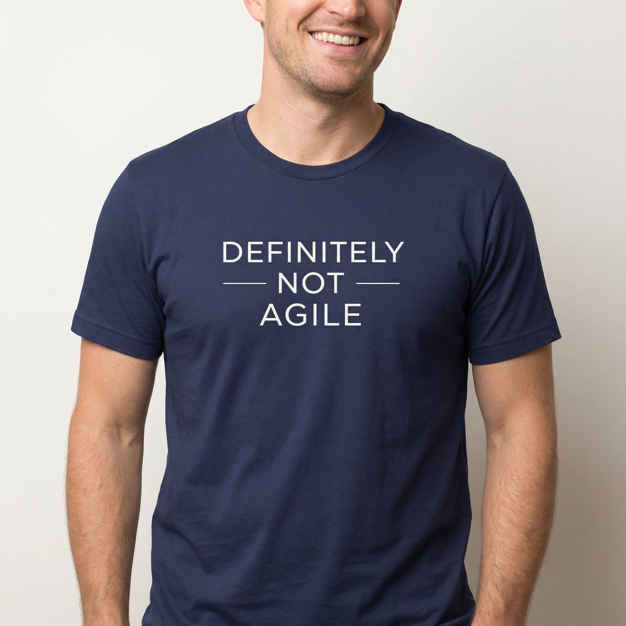 Definitely Not Agile agile full - search definitely not agile statement - Developer T-shirt - techmerch.io
