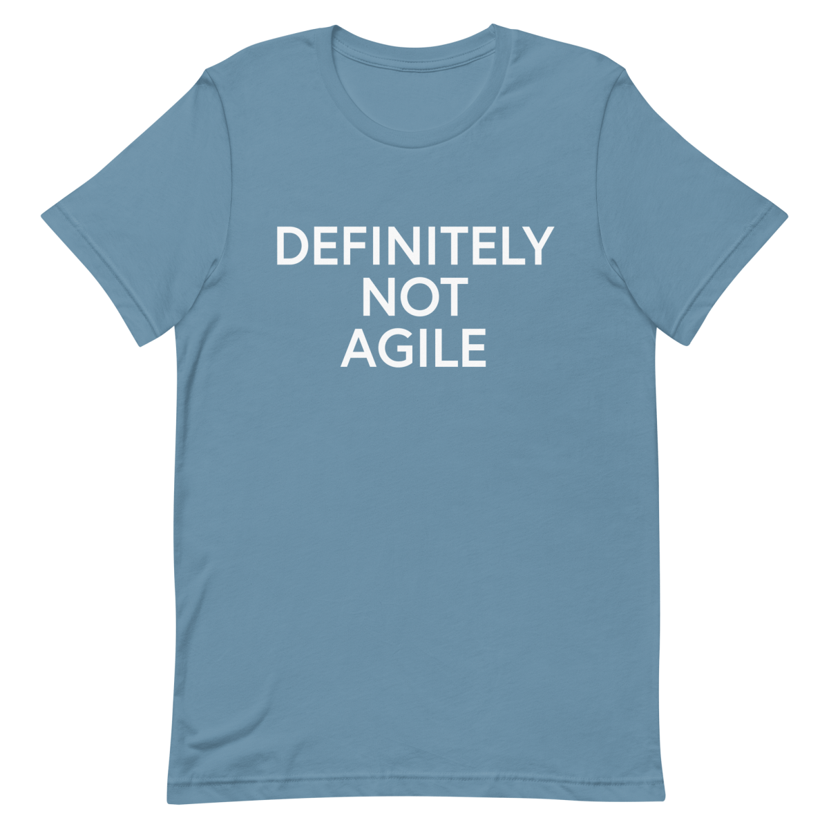 Definitely Not Agile agile developer manager - Developer T-shirt - techmerch.io