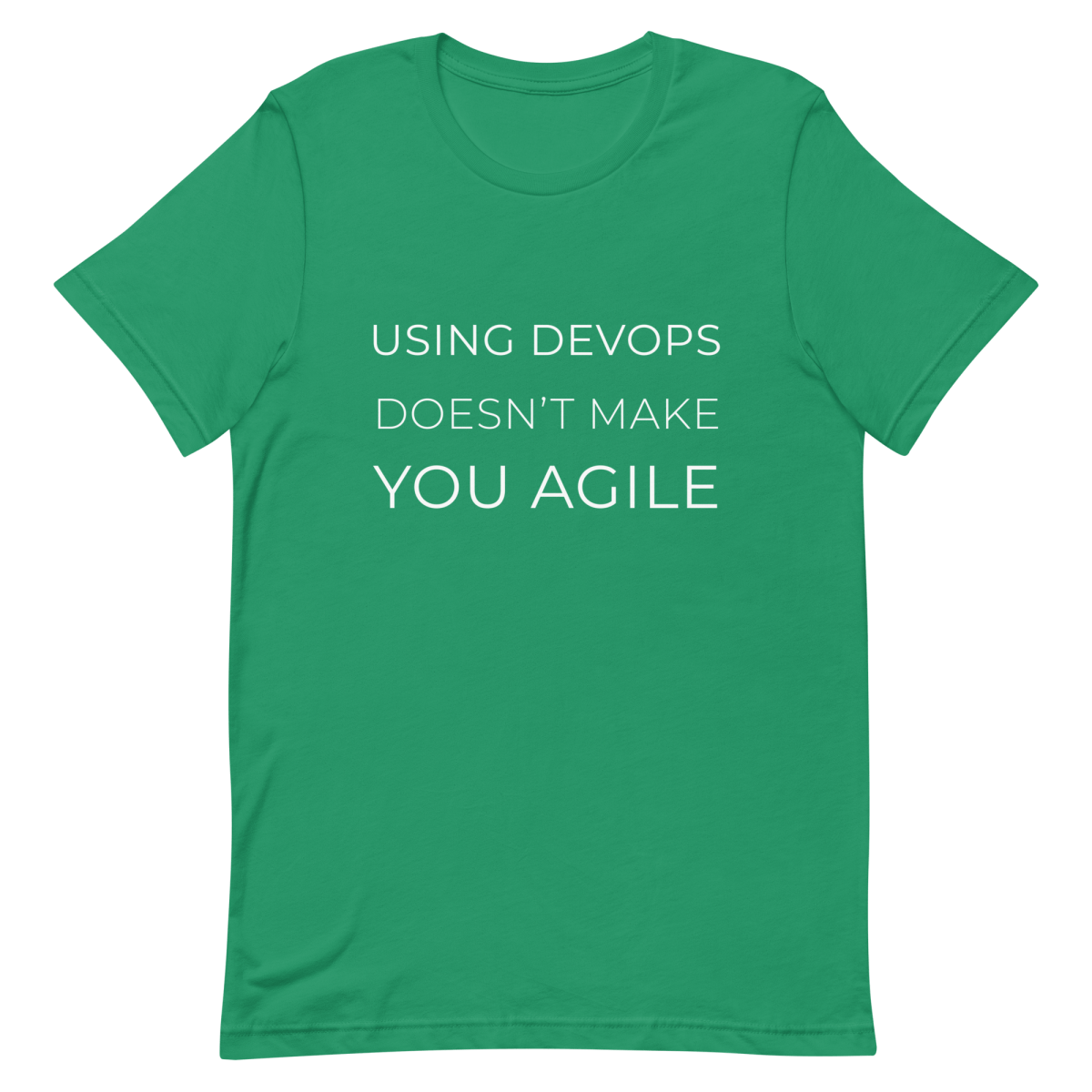 Devops ≠ Agile agile clever devops - Developer T-shirt - techmerch.io