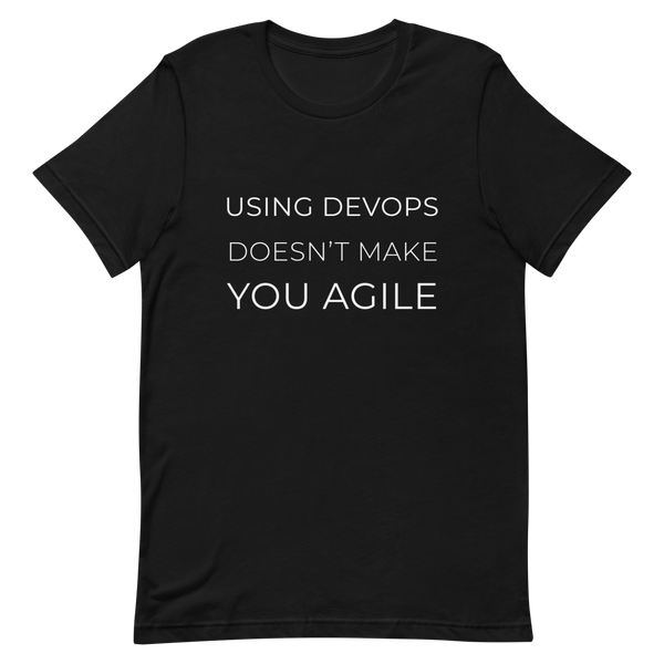 Devops ≠ Agile agile clever devops - Developer T-shirt - techmerch.io