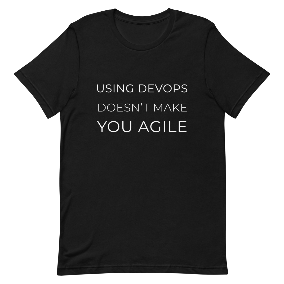 Devops ≠ Agile agile clever devops - Developer T-shirt - techmerch.io