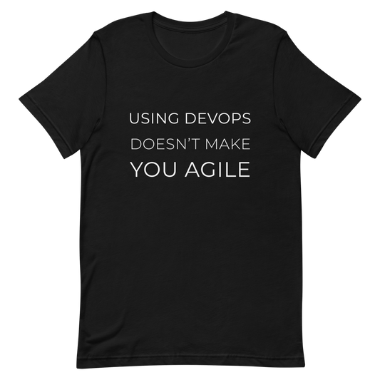 Devops ≠ Agile agile clever devops - Developer T-shirt - techmerch.io