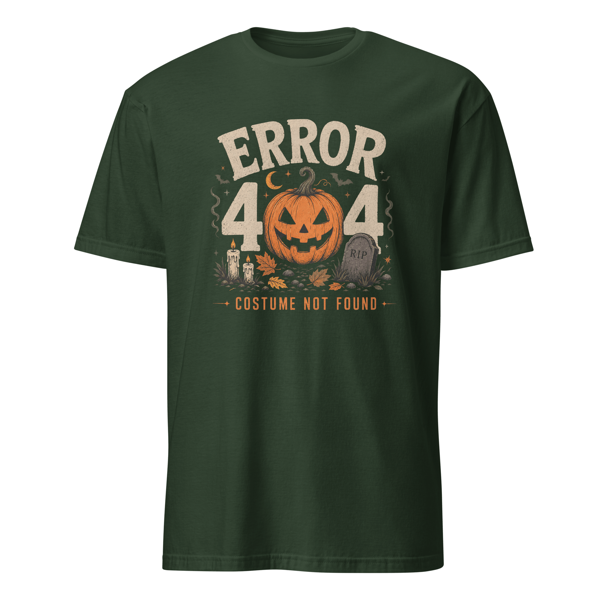 Error 404 Costume Not Found cartoon full-search Error 404 Costume Not Found halloween - Developer T-shirt - techmerch.io