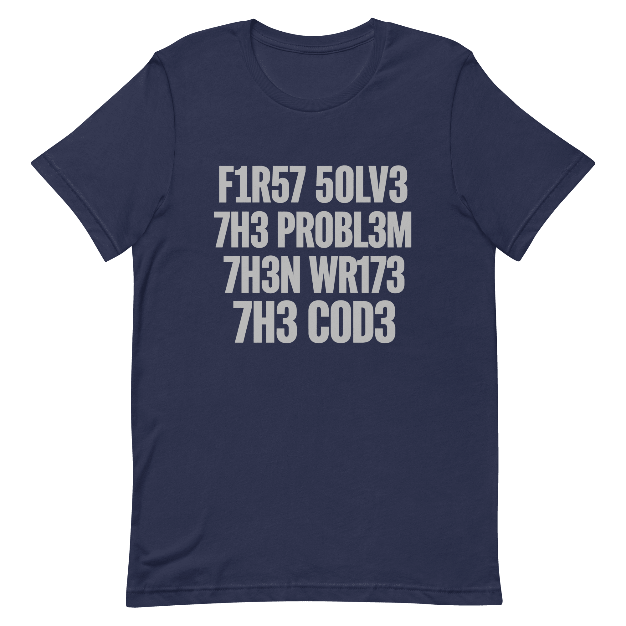 F1r57 50lv3 7h3 Pr0bl3m code debugging full - search f1r57 50lv3 7h3 pr0bl3m 7h3n wr173 7h3 c0d3 - Developer T-shirt - techmerch.io
