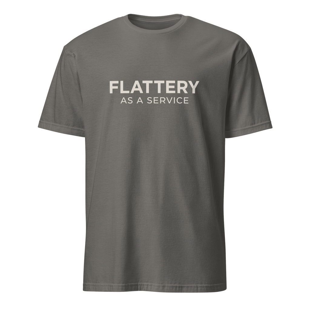 Flattery As A Service ai cloud full-search Flattery As A Service - Developer T-shirt - techmerch.io