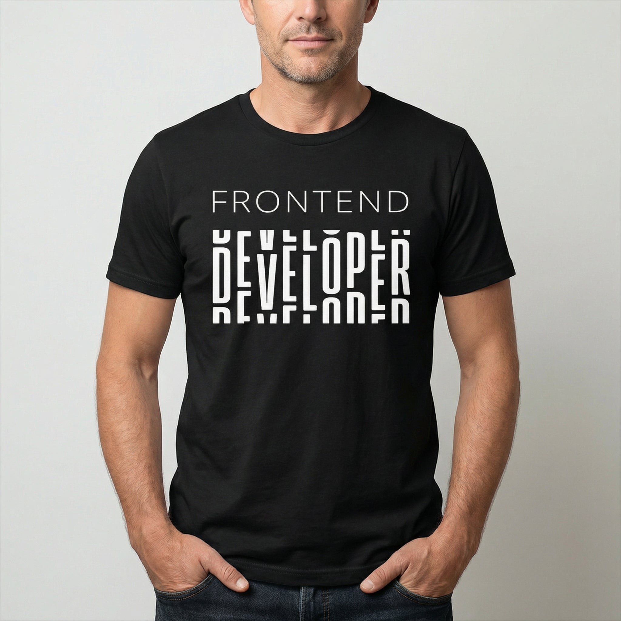 Frontend Developer frontend full - search frontend developer statement - Developer T-shirt - techmerch.io
