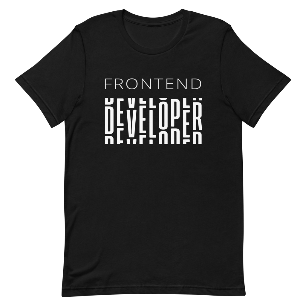 Frontend Developer coding developer frontend - Developer T-shirt - techmerch.io