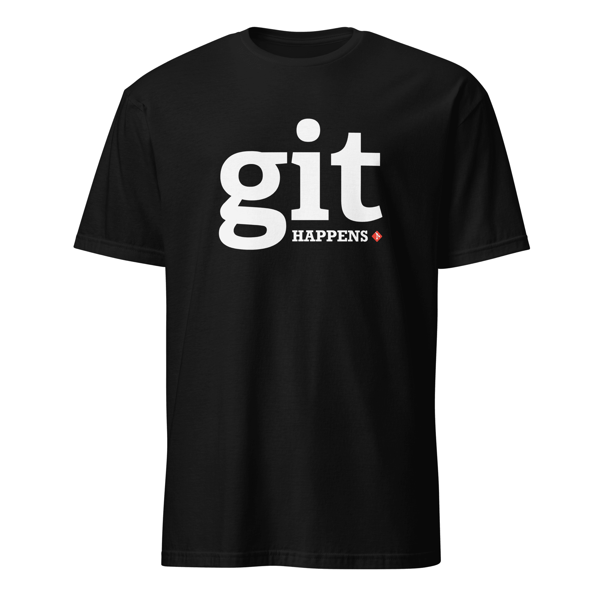 Git Happens deadpan full - search git happens git - Developer T-shirt - techmerch.io