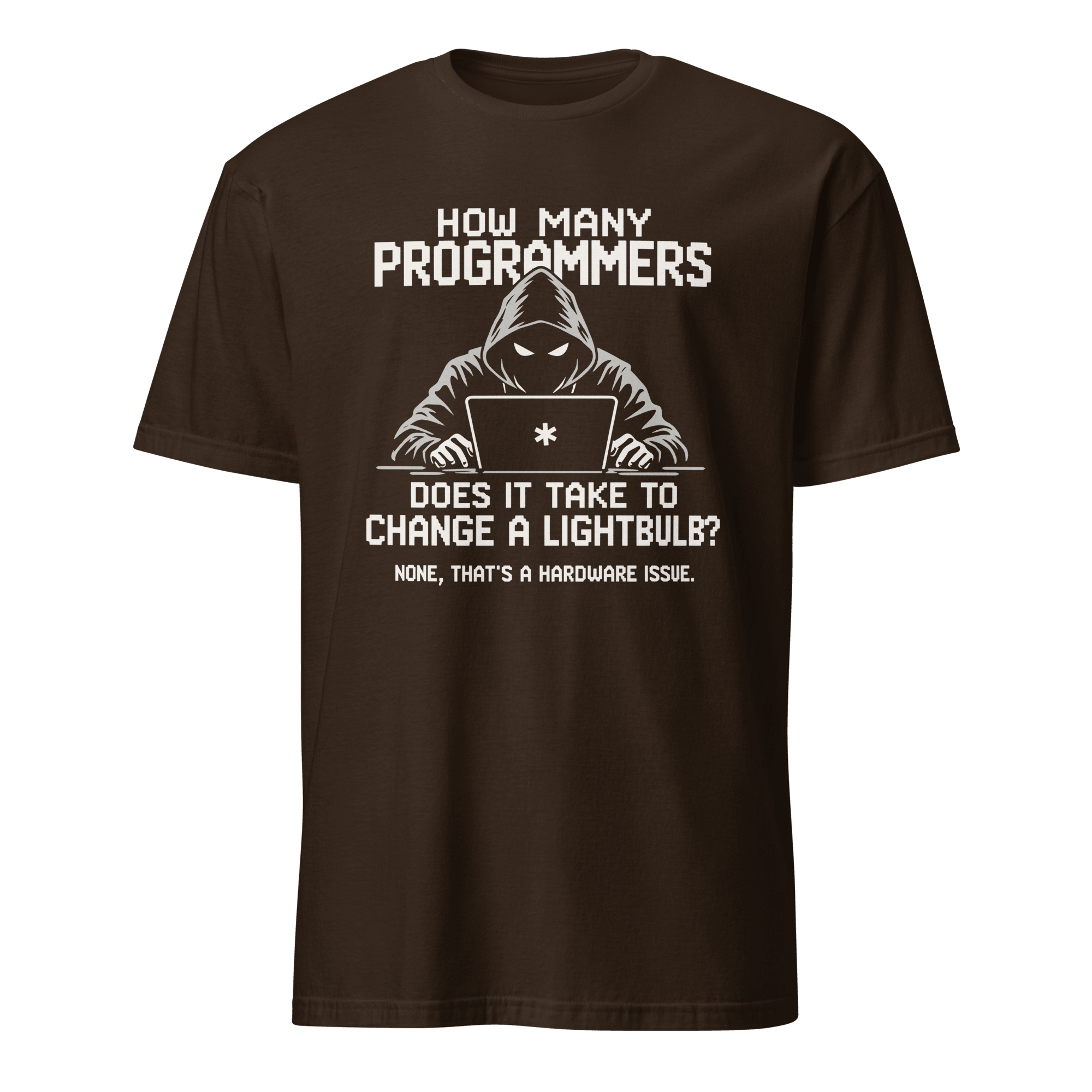 Hardware Issue cartoon code deadpan - Developer T-shirt - techmerch.io