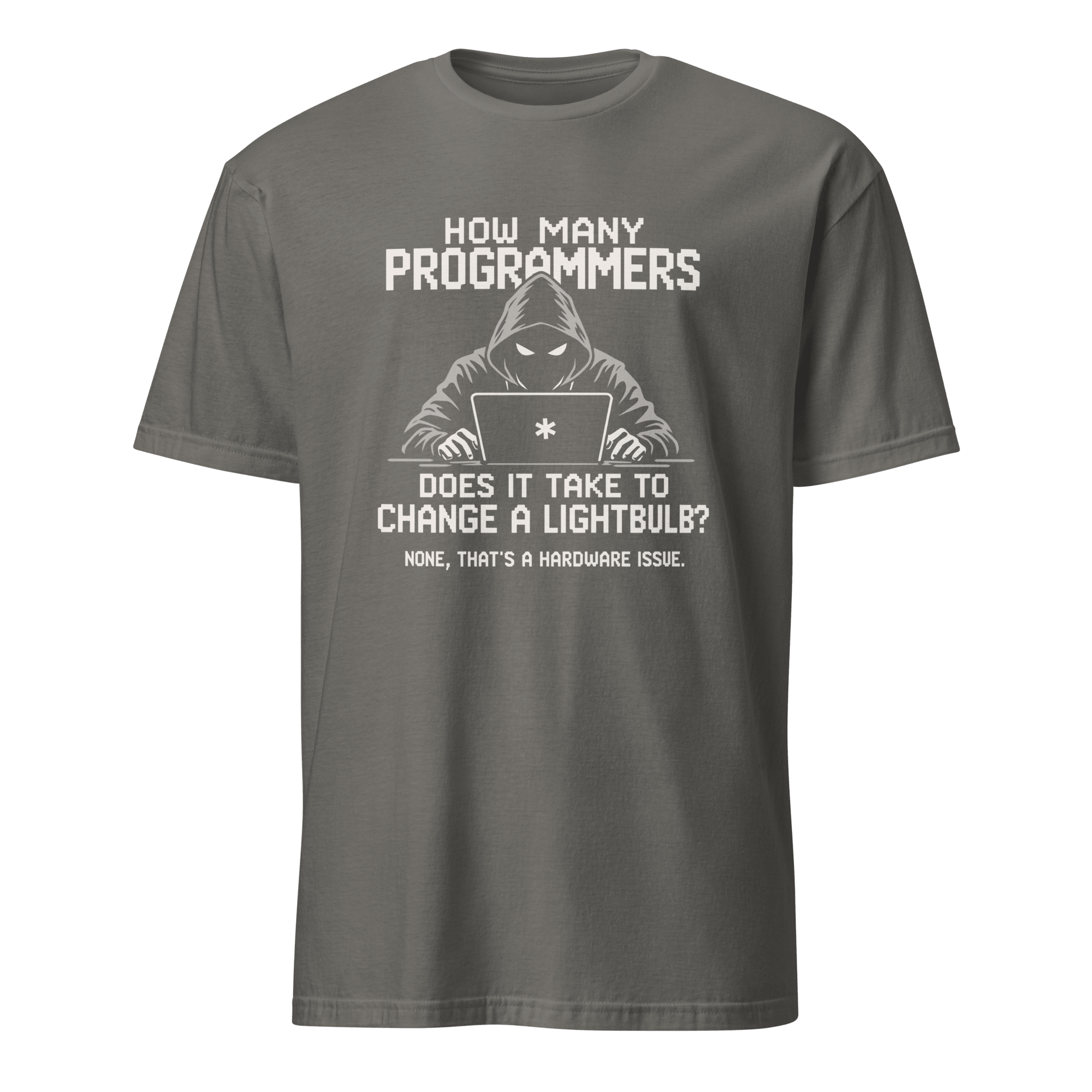 Hardware Issue cartoon code deadpan - Developer T-shirt - techmerch.io